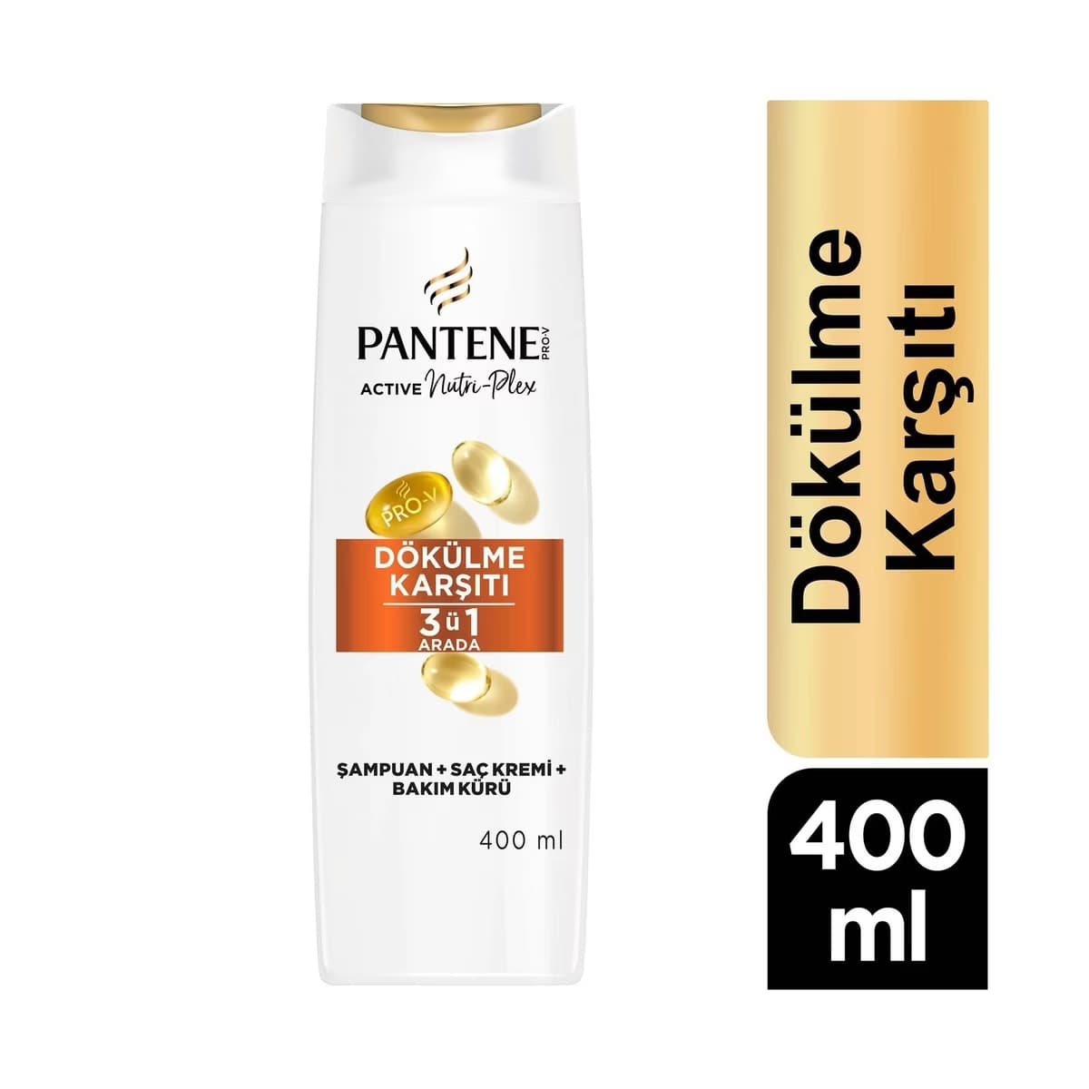 Pantene Dökülme Karşıtı 3'ü 1 Arada Şampuan 400 ml - Gratis
