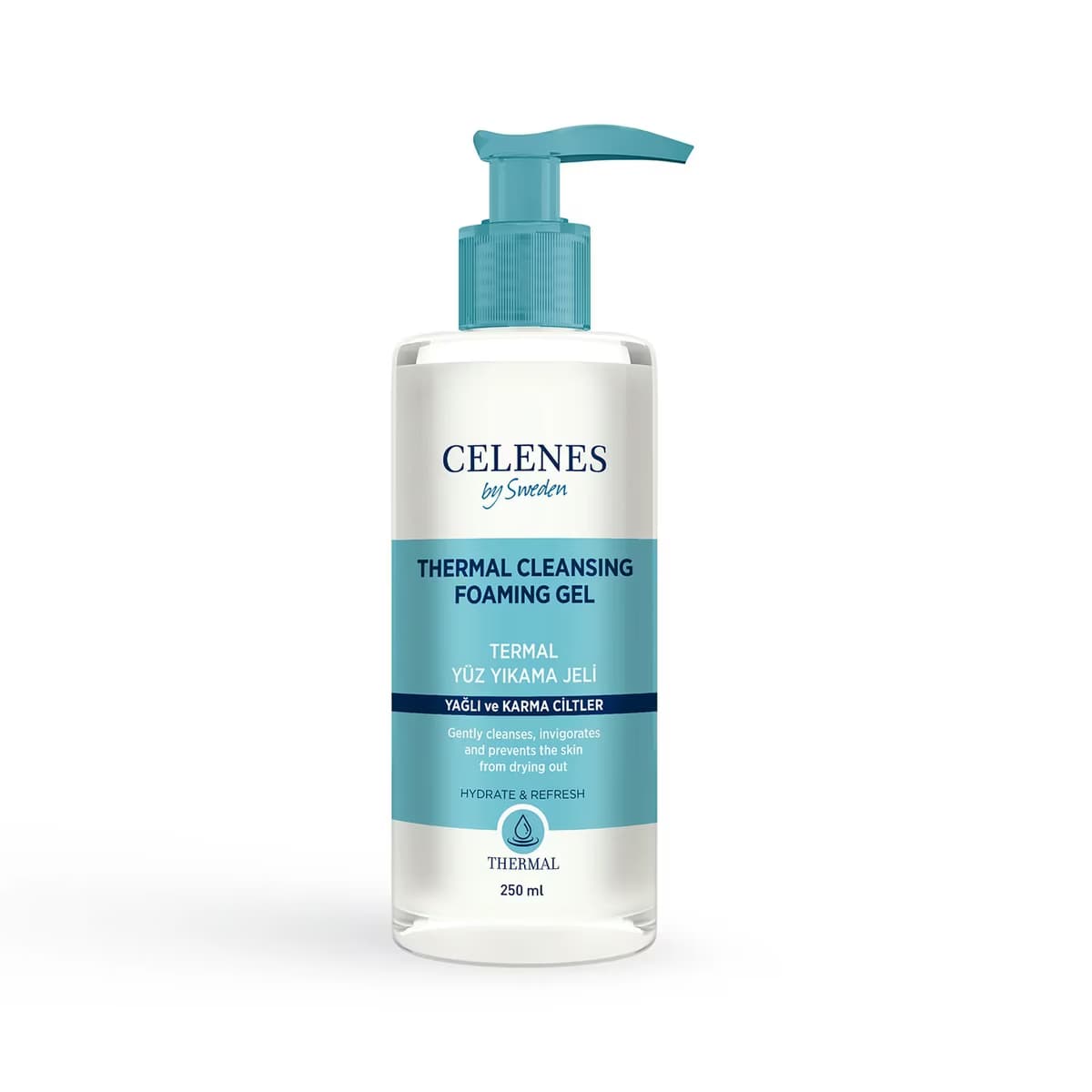 Celenes Thermal Temizleme Jeli Yağlı ve Karma Cilt 250 ml