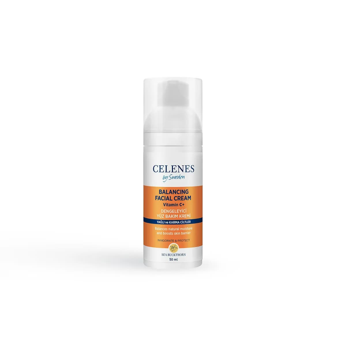 Celenes Sea Buckthorn Yüz Kremi Yağlı ve Karma Cilt 50 ml