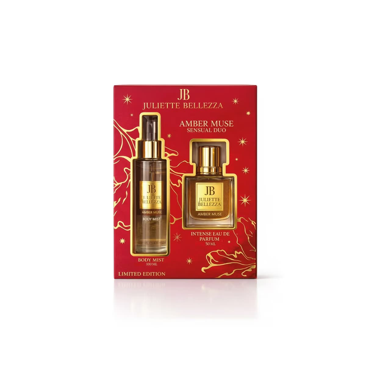 Juliette Bellezza Amber Muse Sensual Duo Vücut Spreyi 100 ml + EDP Kadın Parfüm 50 ml - Gratis