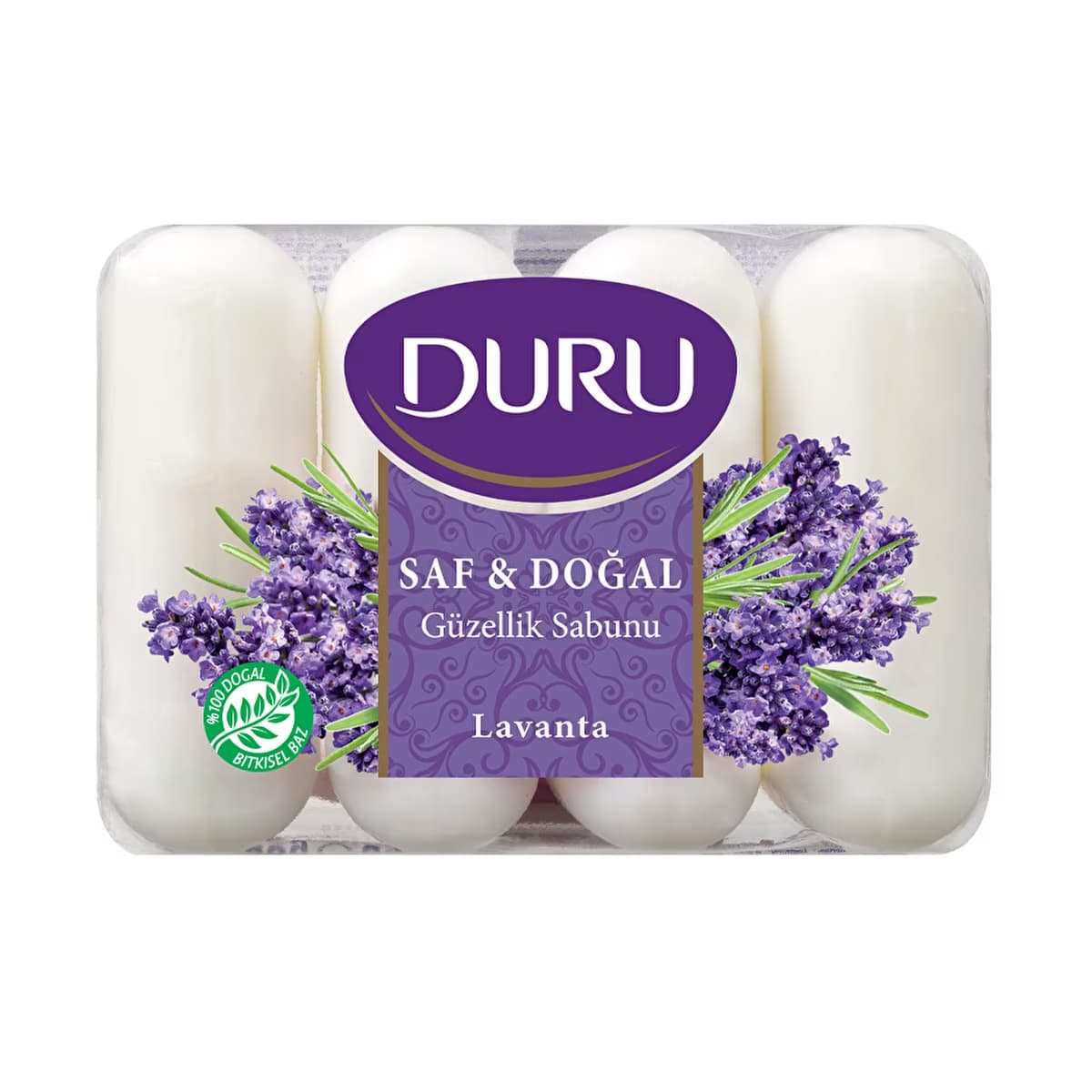 Duru Saf & Doğal Lavanta Güzellik Sabunu 4x70 gr - Gratis