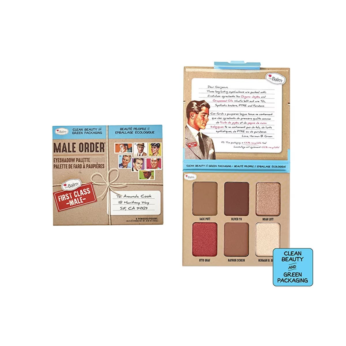 theBalm Male Order Far Paleti First Class Male - Gratis