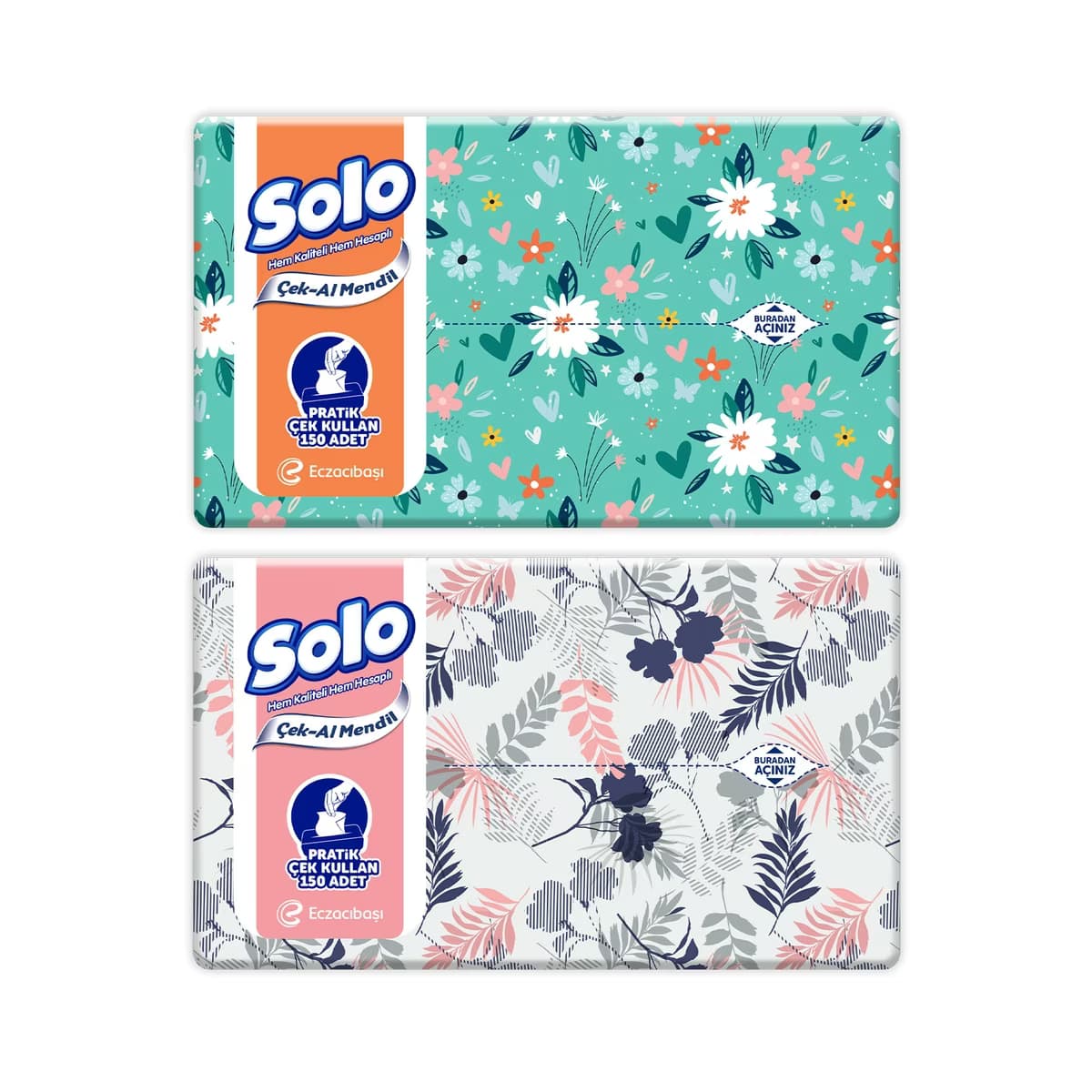 Solo Çek Al Mendil 150'li (Asortili) - Gratis