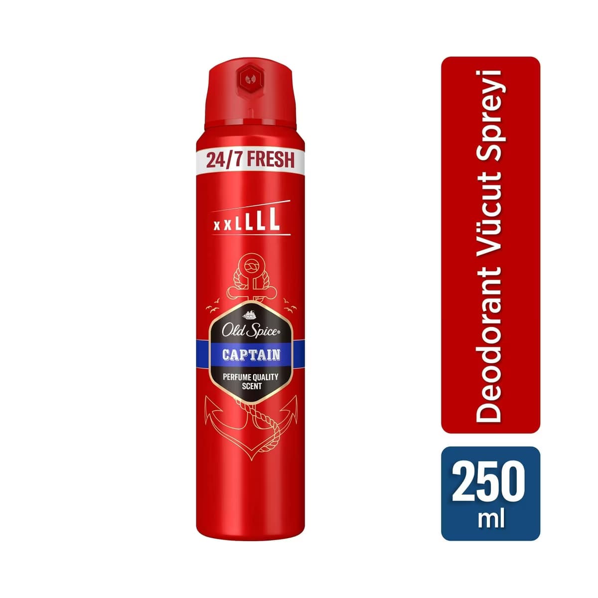 Old Spice Captain Erkek Sprey Vücut Deodorant 250 ml - Gratis