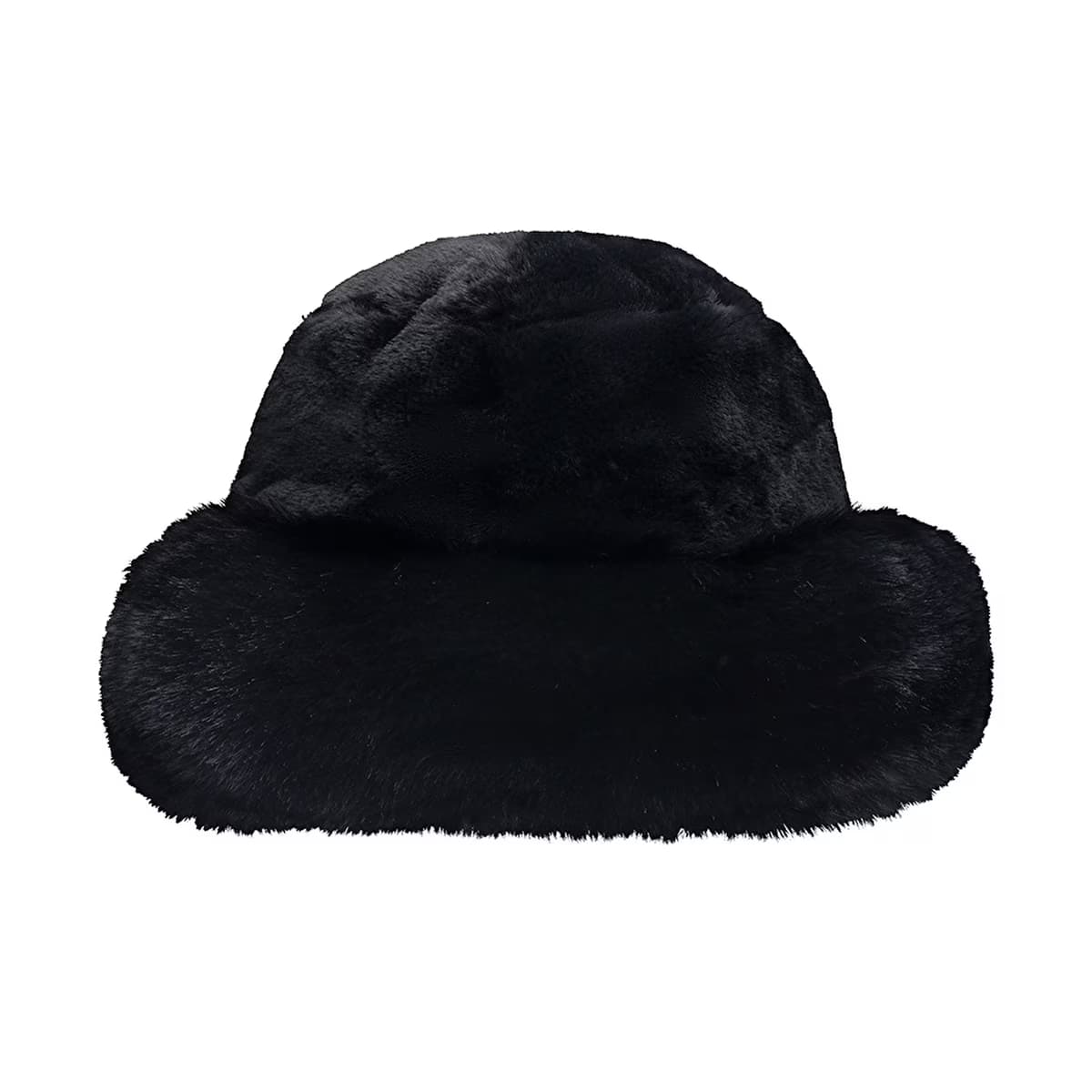 Eklips Şapka Bucket Peluş Siyah - Gratis