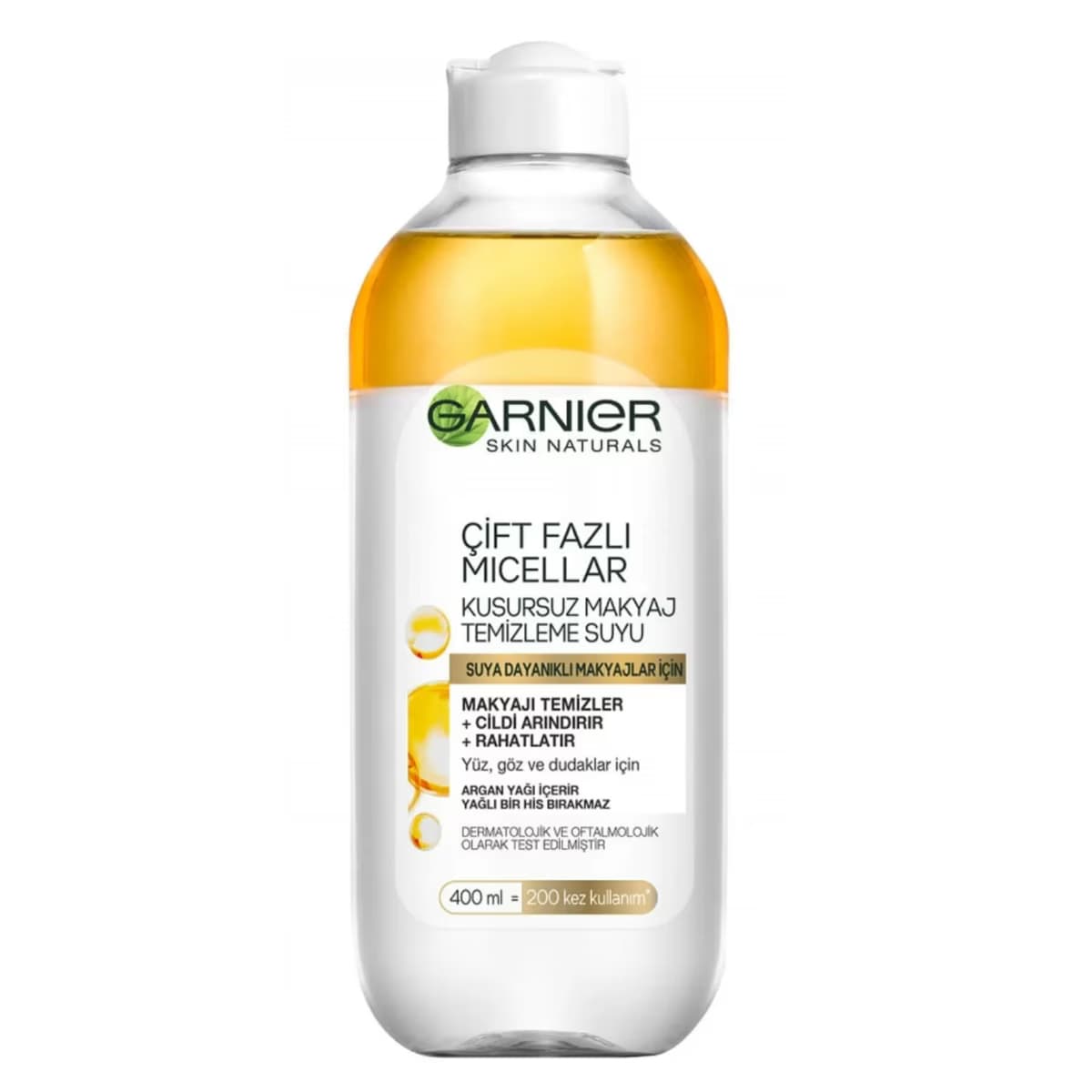 Garnier Çift Fazlı Micellar Kusursuz Makyaj Temizleme Suyu 400ml