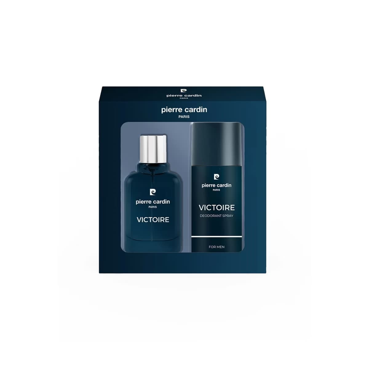 Pierre Cardin Victoire Erkek Parfüm Seti (Deodorant 150 ml + EDP Parfüm 50 ml) - Gratis