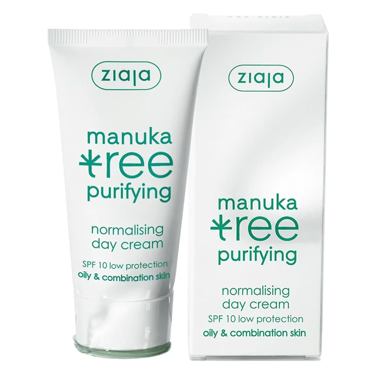 Ziaja Manuka Gündüz Kremi Yağlı ve Karma Cilt, Manuka Ağacı Yaprağı Özlü 50 ml