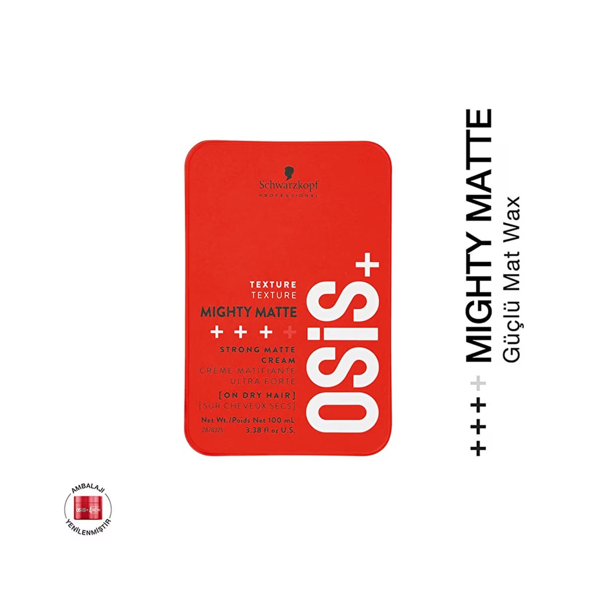 Osis Mighty Matte Güçlü Tutucu Mat Wax 100 ml - Gratis