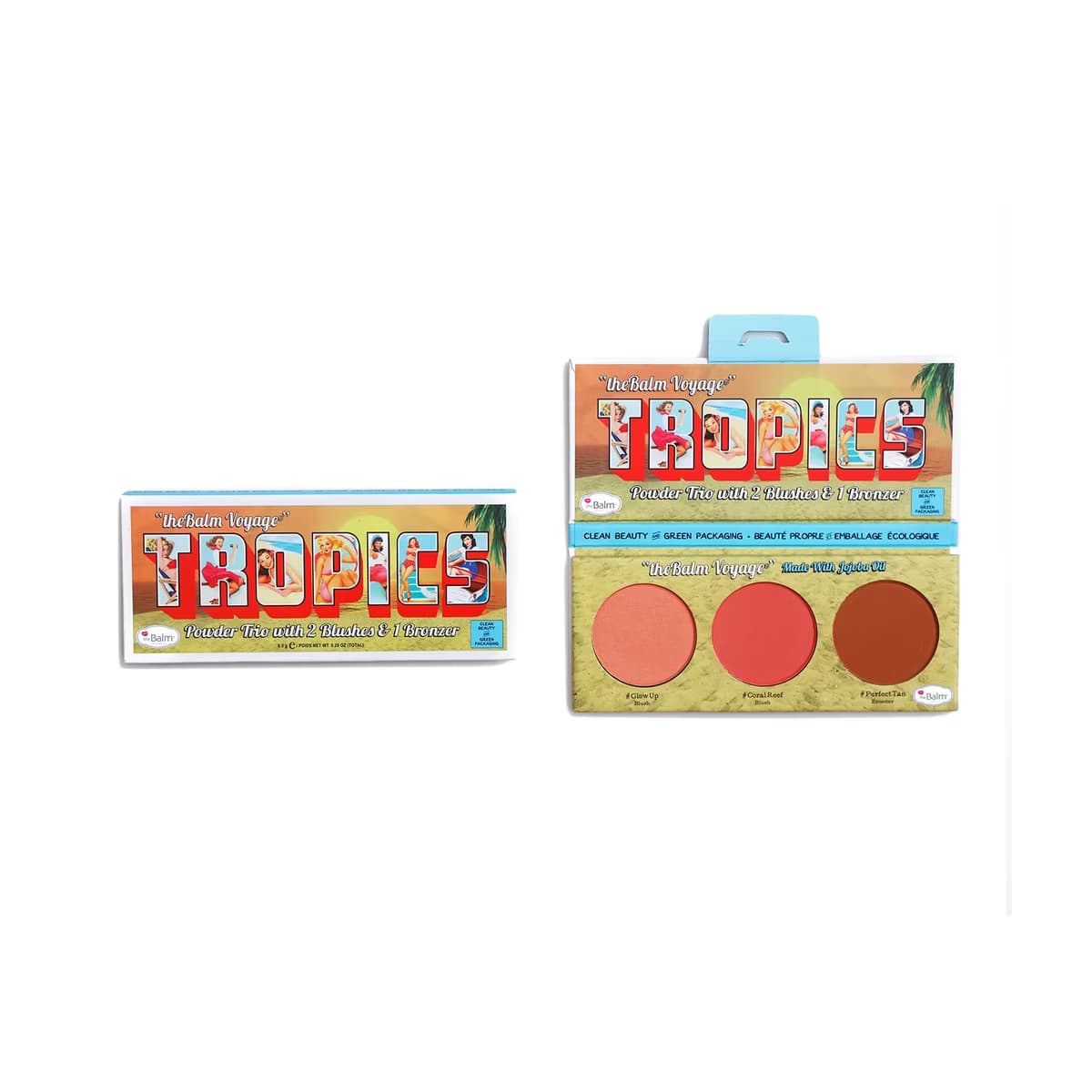 theBalm Voyage Tropics Allık Paleti - Gratis