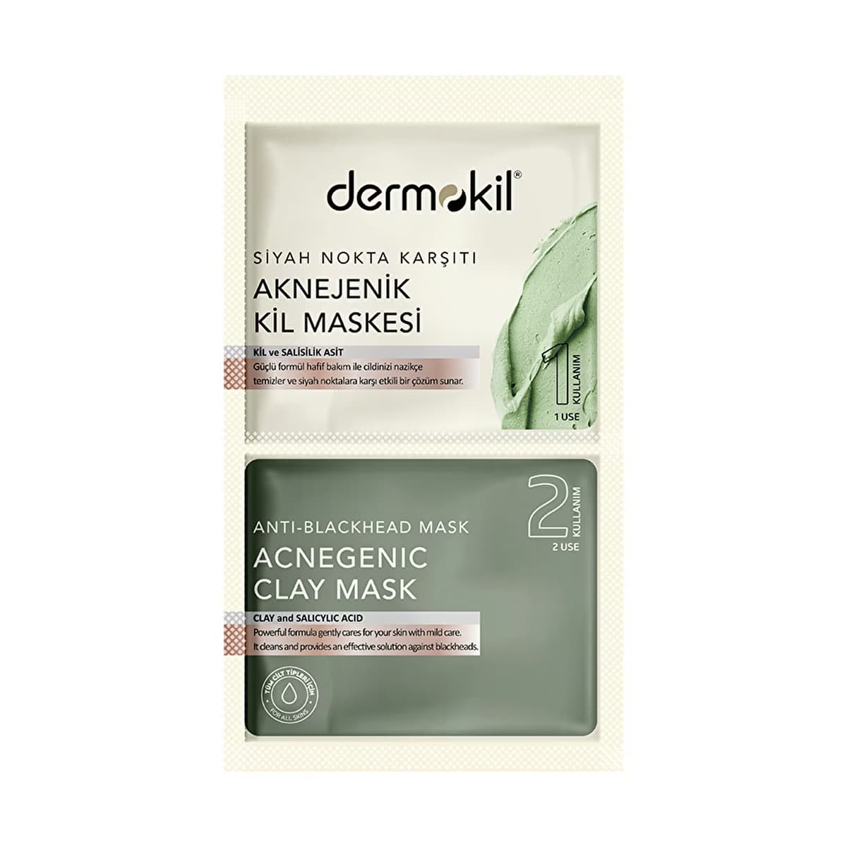 Dermokil Siyah Nokta ve Pürüz Karşıtı Maske 15 ml - Gratis