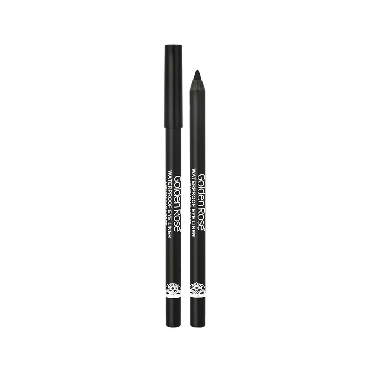 Golden Rose Waterproof Eyeliner Göz Kalemi Ultra Black Longwear & Soft - Gratis