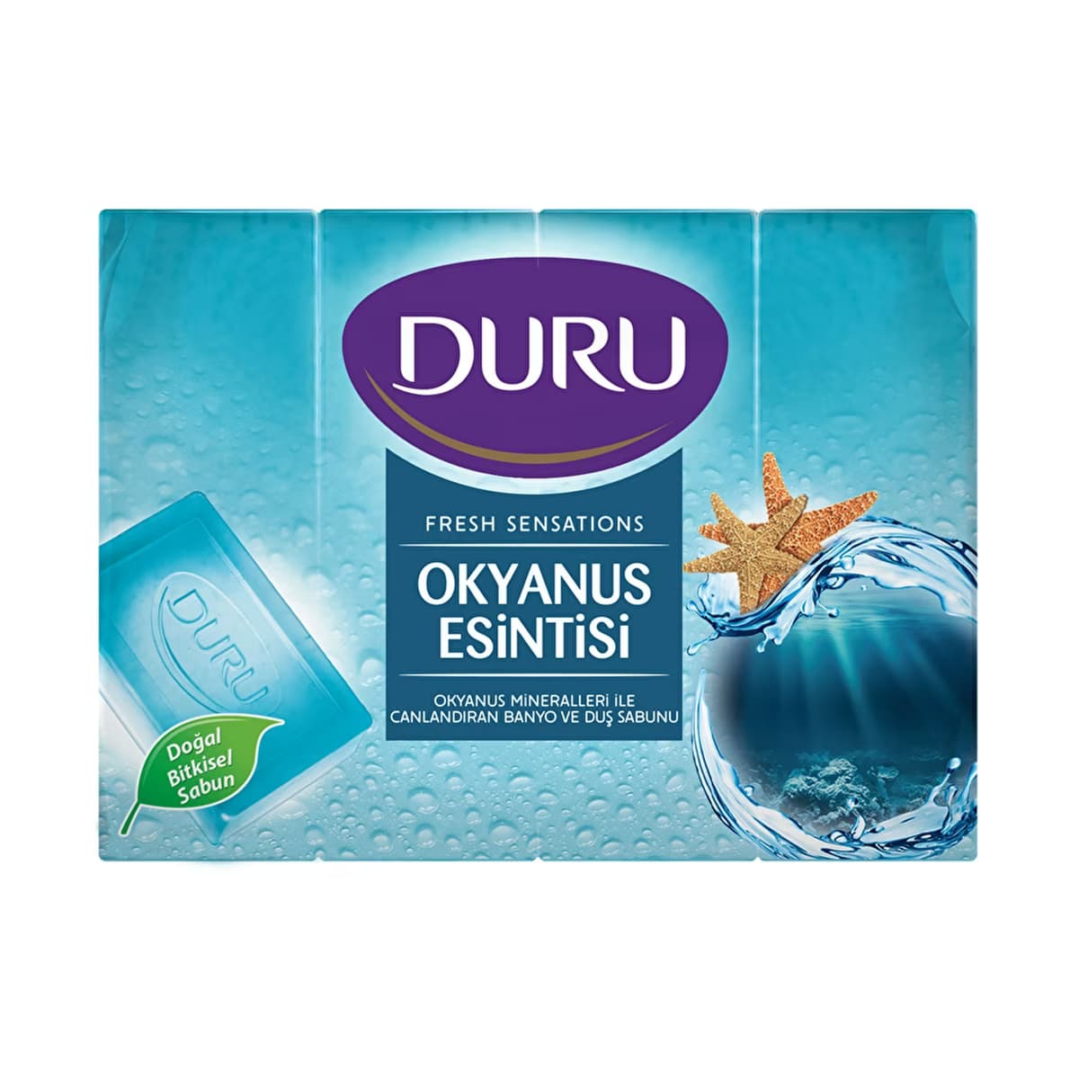 Duru Fresh Sensations Okyanus Esintisi Duş Sabunu 150 gr x 4 - Gratis