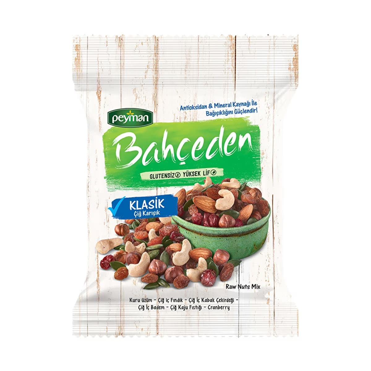 Peyman Bahçeden Klasik Çiğ Karışık 75 gr - Gratis