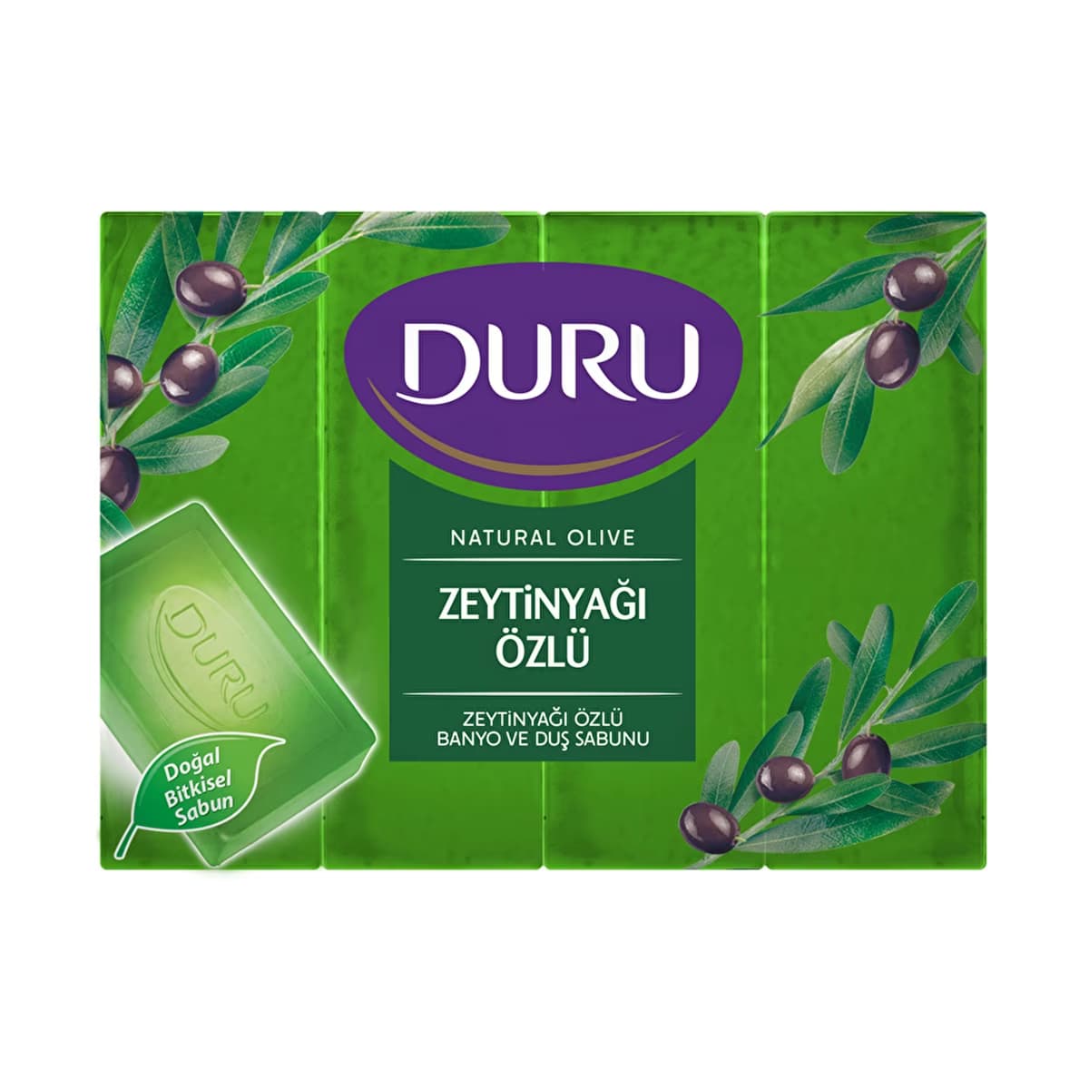 Duru Natural Olive Zeytinyağlı Duş Sabunu 150 gr x 4 - Gratis