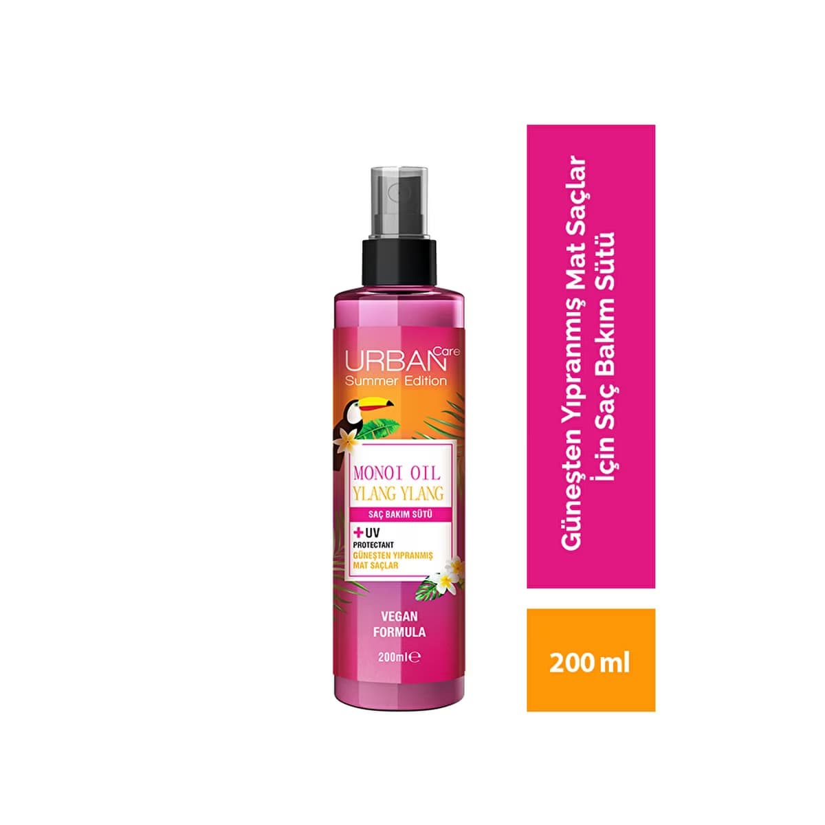 Urban Care Monoi Ylang Ylang Güneşten Yıpranmış Mat Saçlara Özel Saç Bakım Sütü 200 ml - Gratis