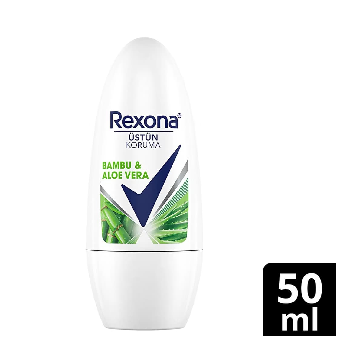 Rexona Üstün Koruma Kadın Roll On Deodorant Bambu & Aloe Vera 72 Saat Kesintisiz Koruma 50 ml - Gratis
