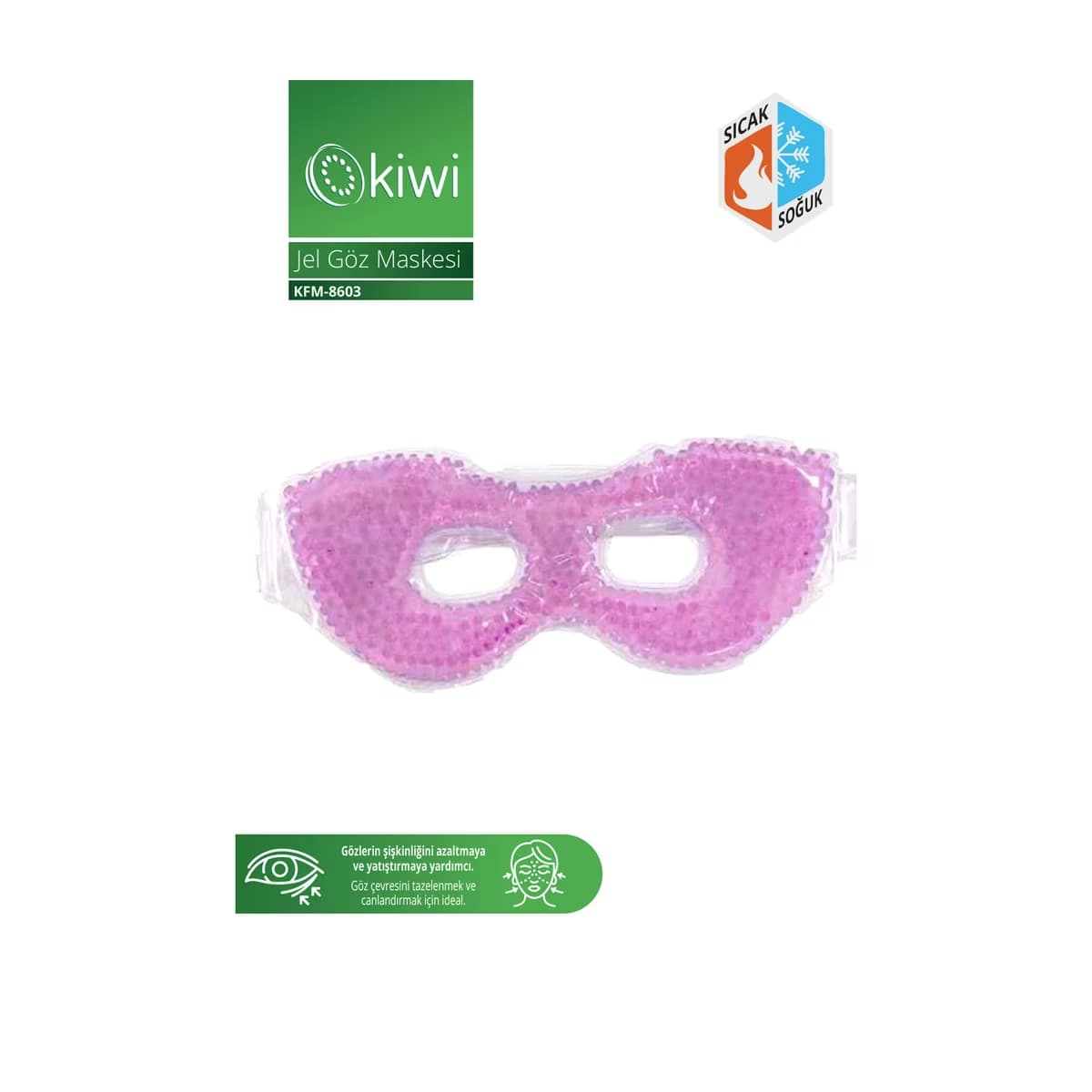 Kiwi Jel Göz Maskesi (Soğuk ve Ilık Kullanım) KFM-8603 - Gratis