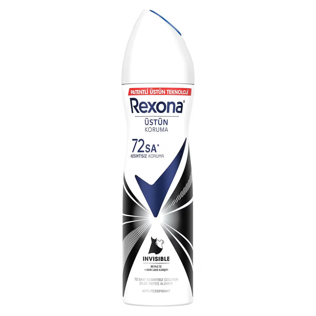 Rexona Kadın Sprey Deodorant 72h Invisible 150 ml
