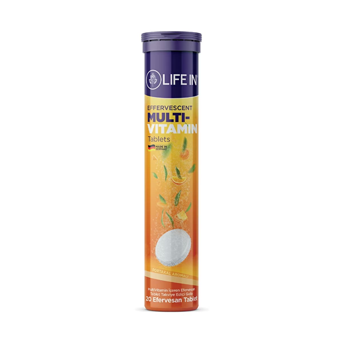 Life In Multivitamin İçeren Efervesan Takviye Edici Gıda 20 Tablet - Gratis