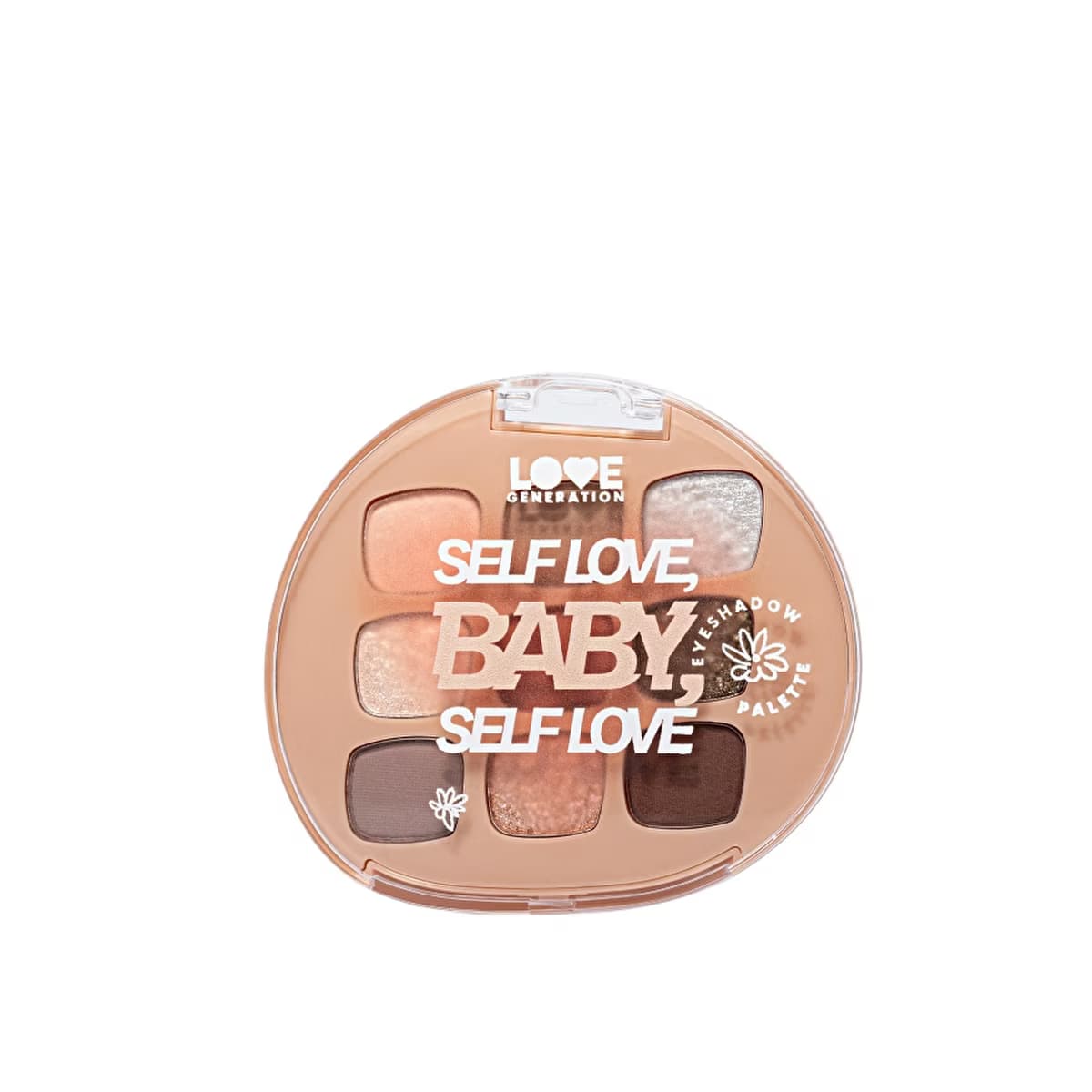 Love Generation Eyeshadow Palette Self Love, Baby, Self Love 01 – 9 Nude & Shimmering Shades - Gratis