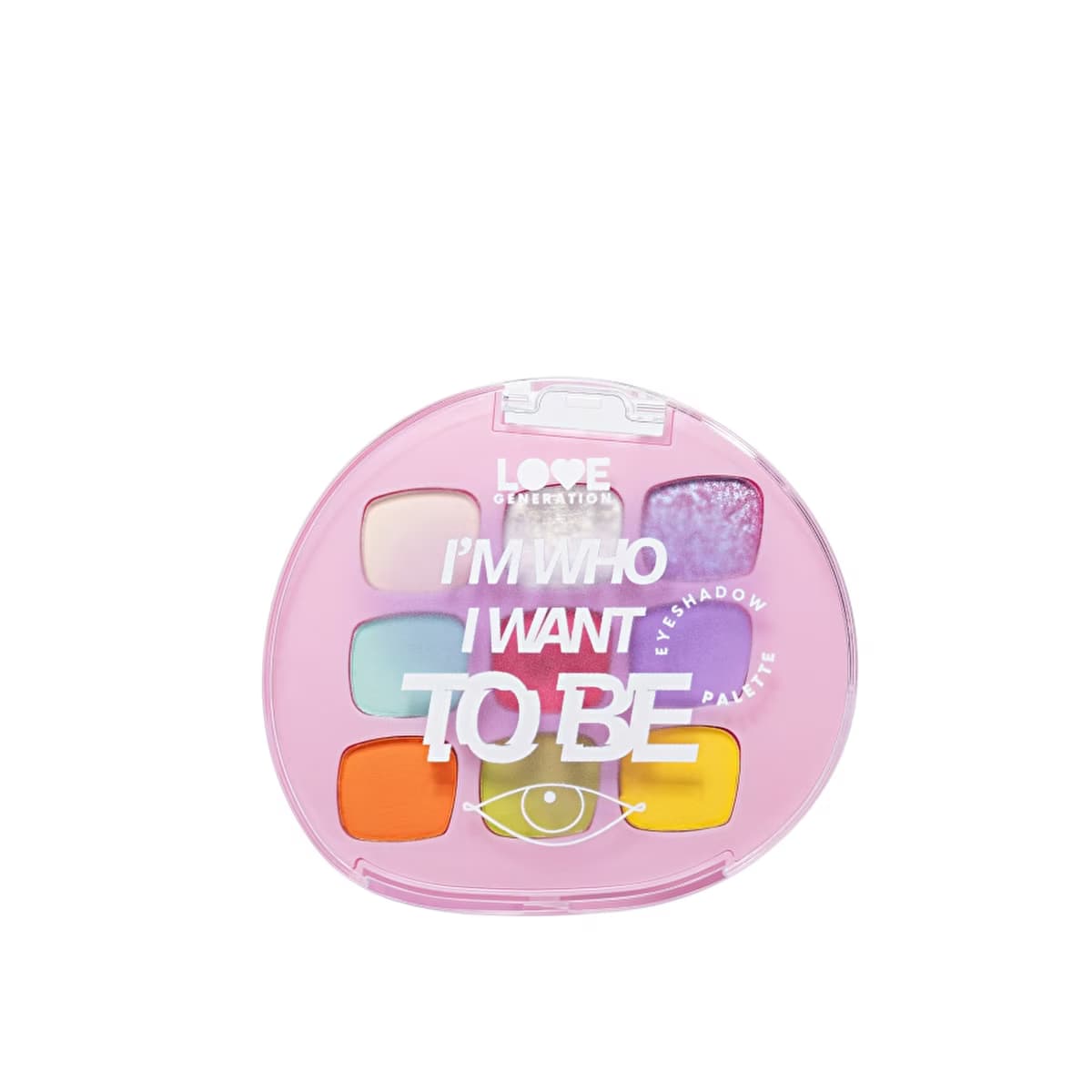 Love Generation Eyeshadow Palette I'm Who I Want To Be 01 - 9 Vibrant & Shimmering Shades - Gratis