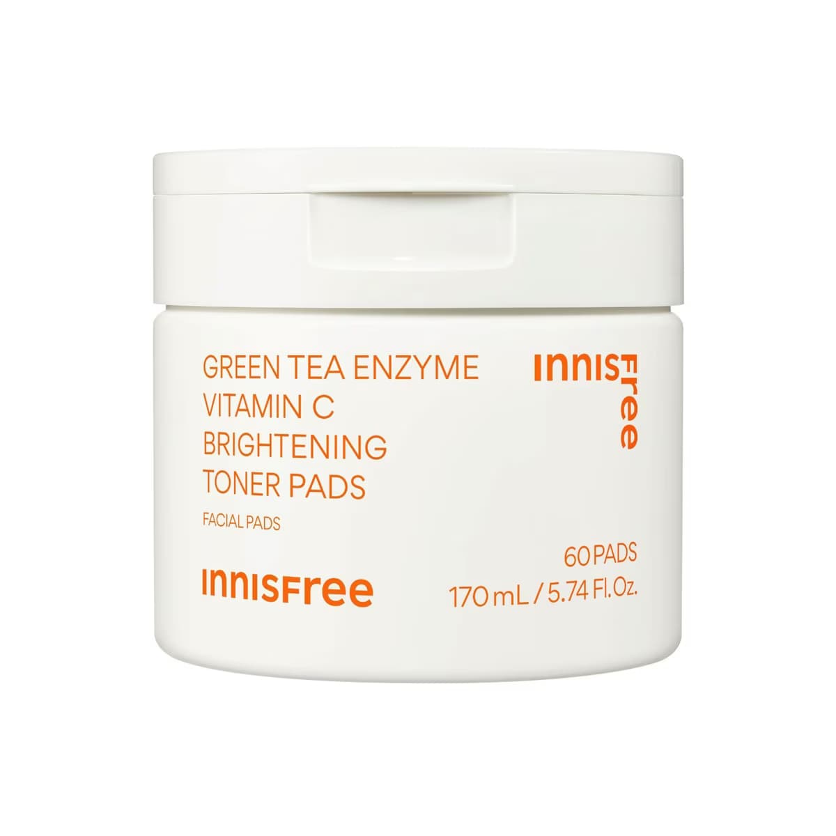 Innisfree Yeşil Çay ve C Vitamini İçerikli Aydınlatıcı Tonik Ped 60 Adet - Gratis