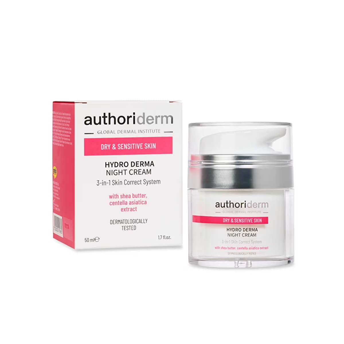 Authoriderm Kuru & Hassas Ciltler İçin Gece Kremi 50 ml - Gratis