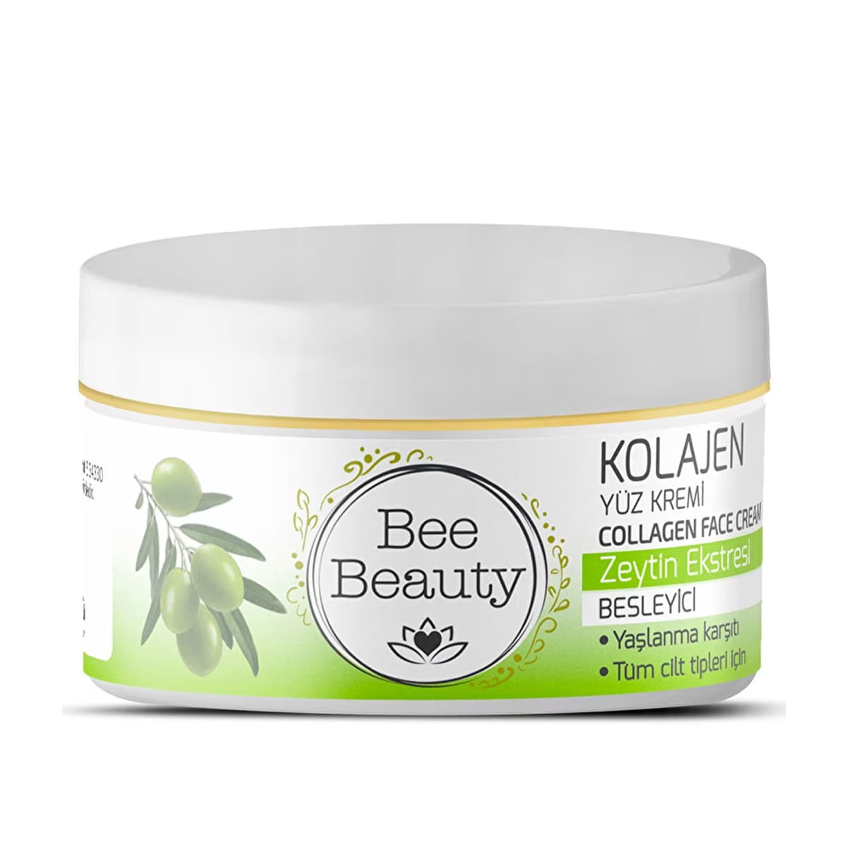 Bee Beauty Kolajen Yüz Kremi Zeytin Ekstresi 50 ml - Gratis