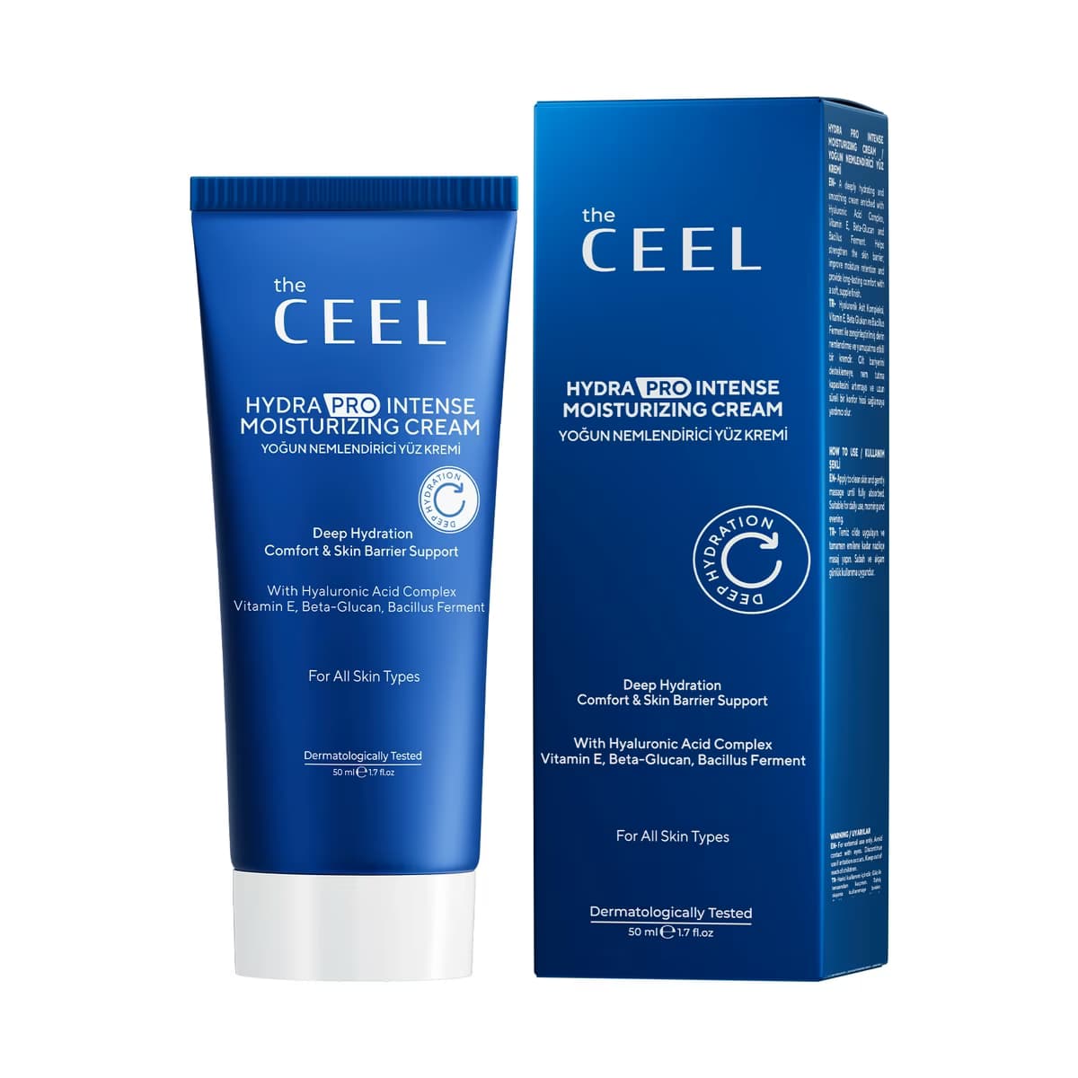 The Ceel Hydra Pro Intense Moisturizing Cream Yoğun Nemlendirici Yüz Kremi 50 ml - Gratis