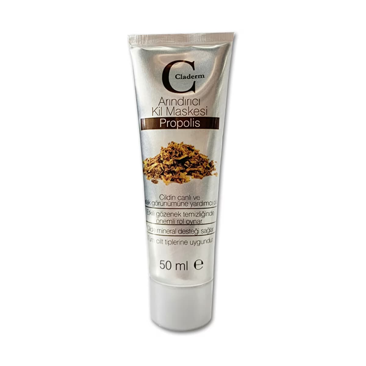Claderm Arındırıcı Kil Maskesi Propolis 50 ml - Gratis