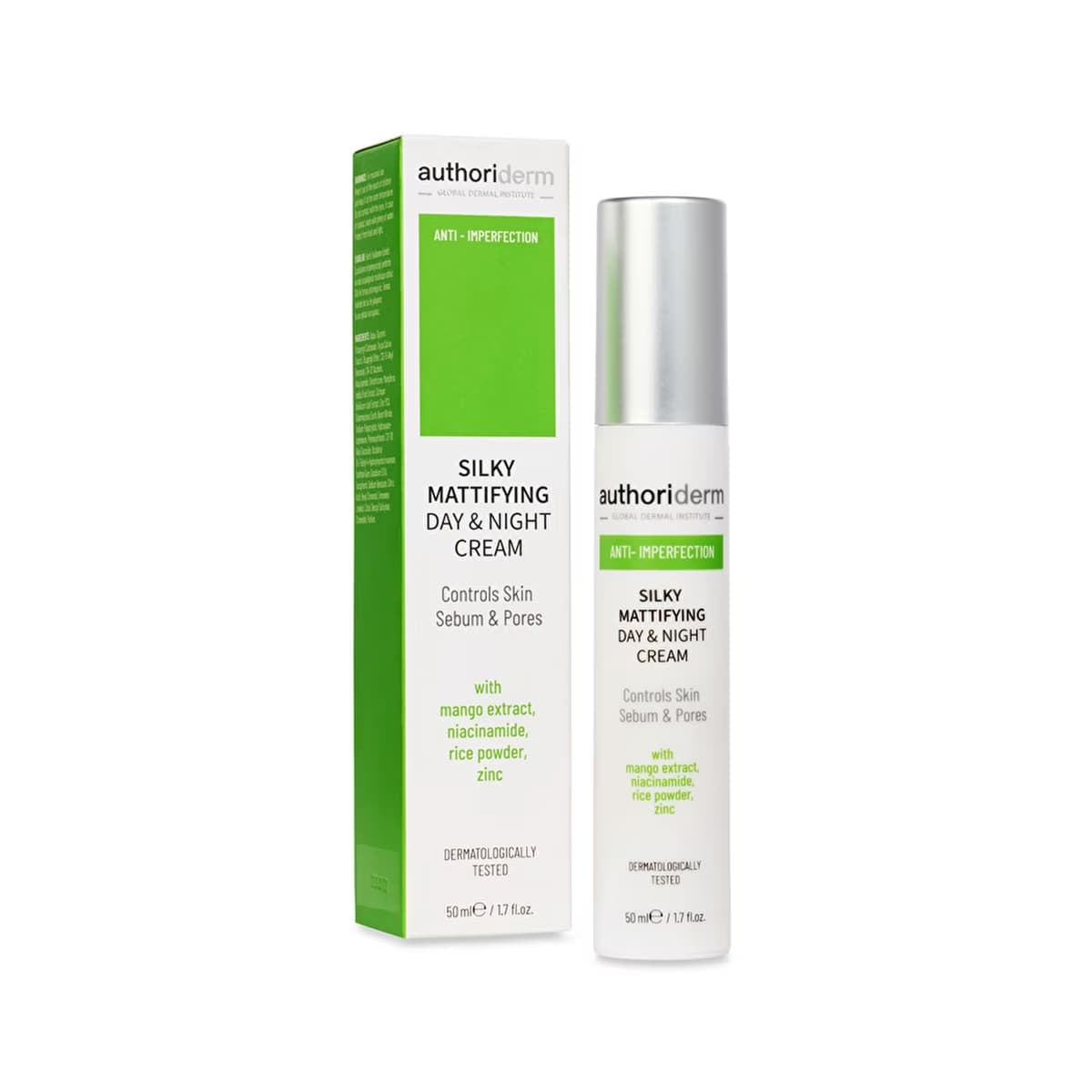 Authoriderm Yağlı & Karma Ciltler İçin Gündüz & Gece Kremi 50 ml - Gratis