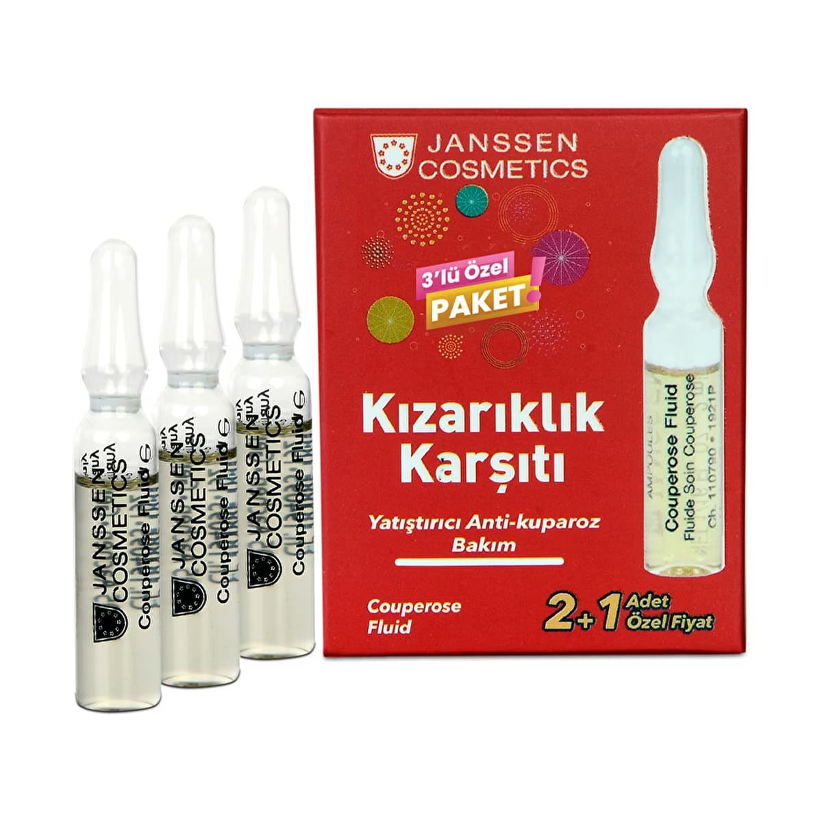 Janssen Cosmetics Kızarıklık Karşıtı Ampul 3'lü - Gratis