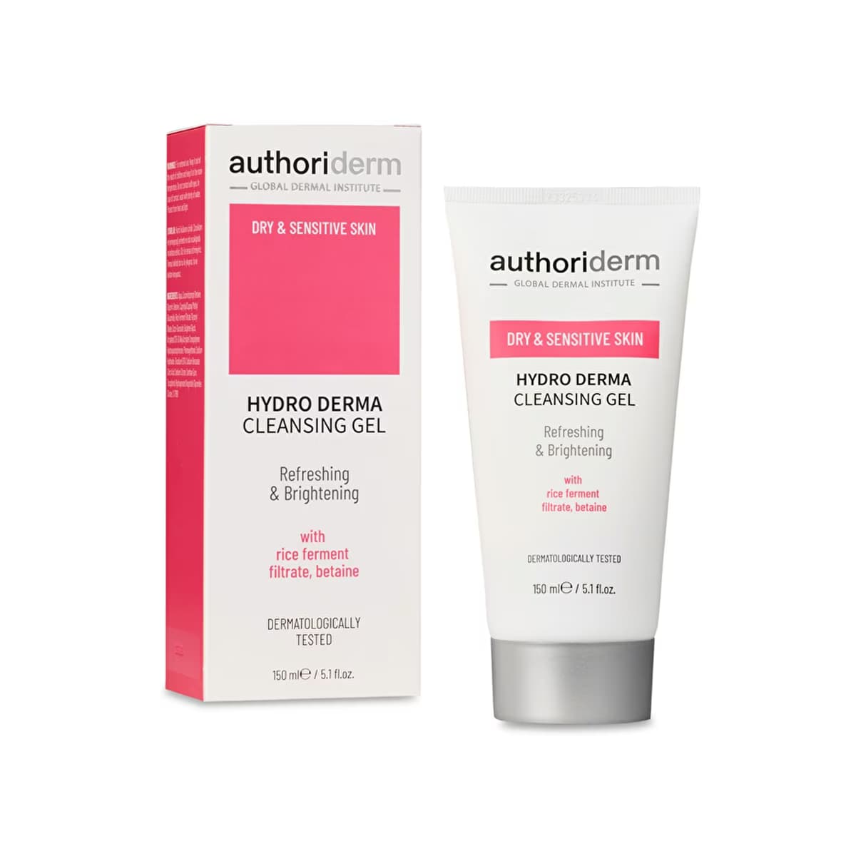 Authoriderm Kuru & Hassas Ciltler İçin Temizleme Jeli 150 ml - Gratis