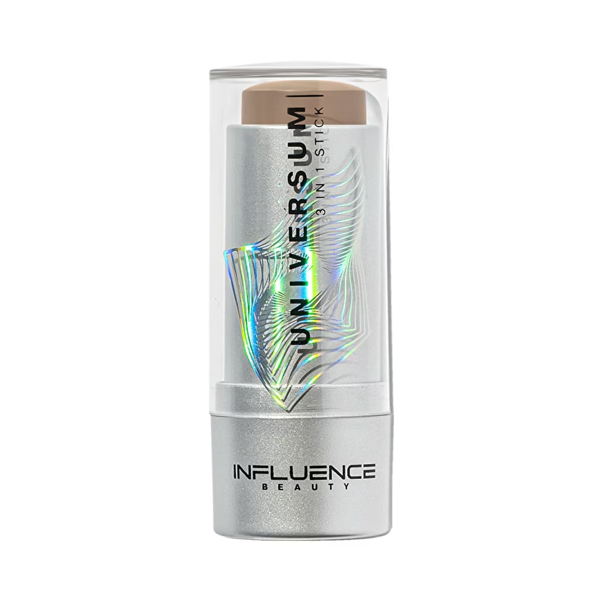 Influence Beauty 3in1 Stick Universum 02 Peach Glow - Multi-Use Stick for Eyes, Lips & Cheeks - Gratis