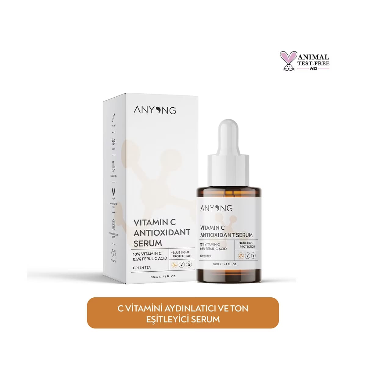 Anyong C Vitamini Antioksidan Yüz Serumu 30 ml - Gratis