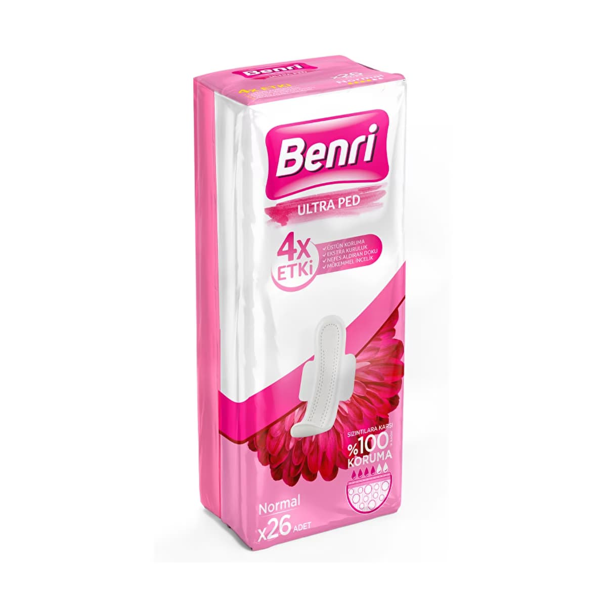 Benri Hijyenik Ped Normal Çoklu 26'lı - Gratis