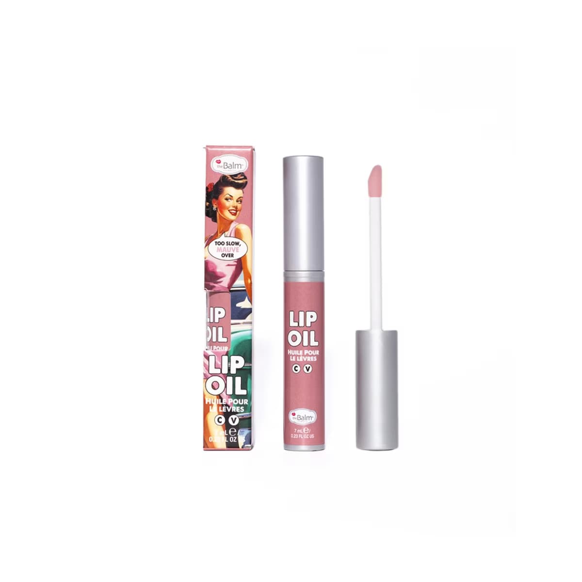 theBalm Lip Oil Dudak Yağı Too Slow, Mauve Over - Gratis