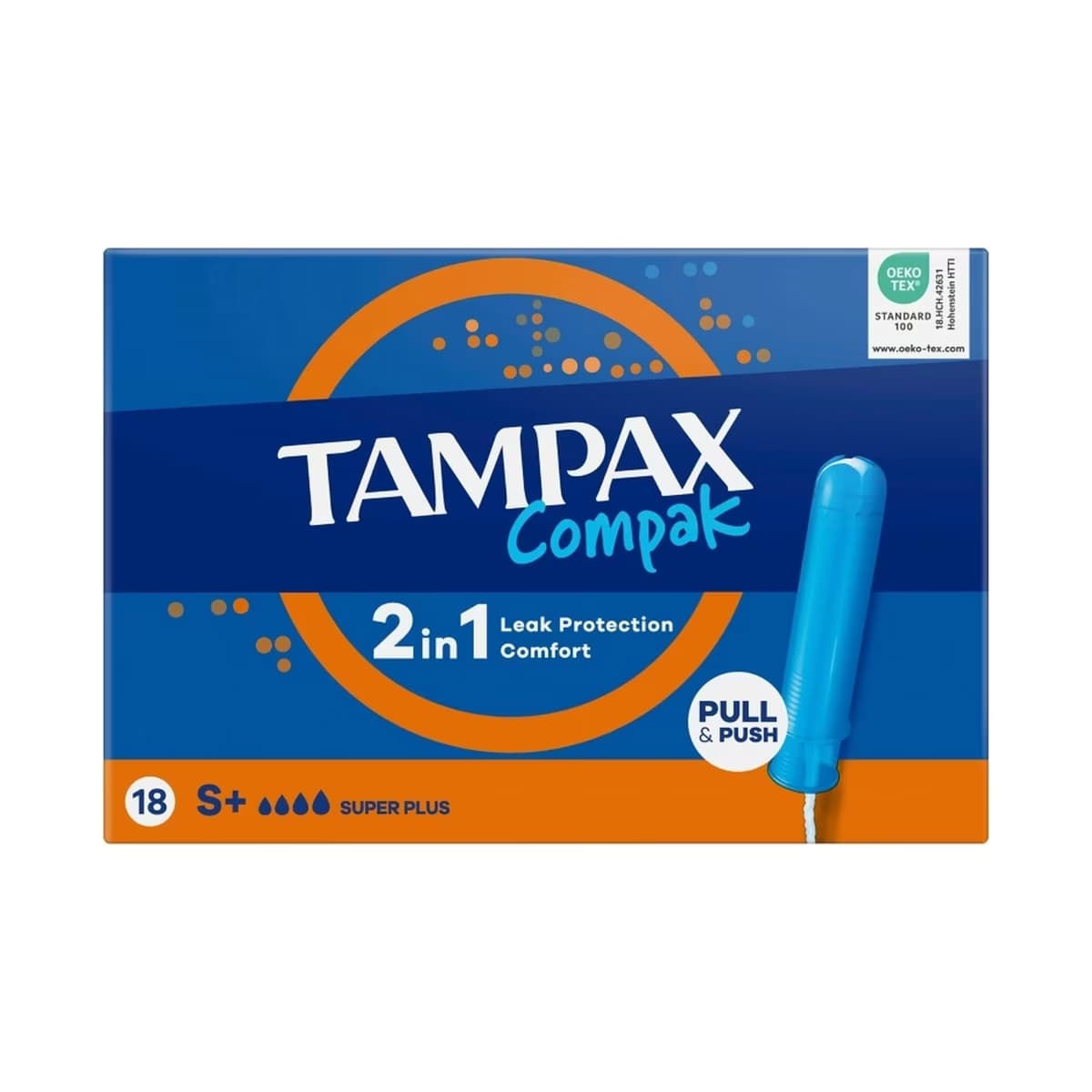 Tampax Compak Tampon Super+ 18'li - Gratis