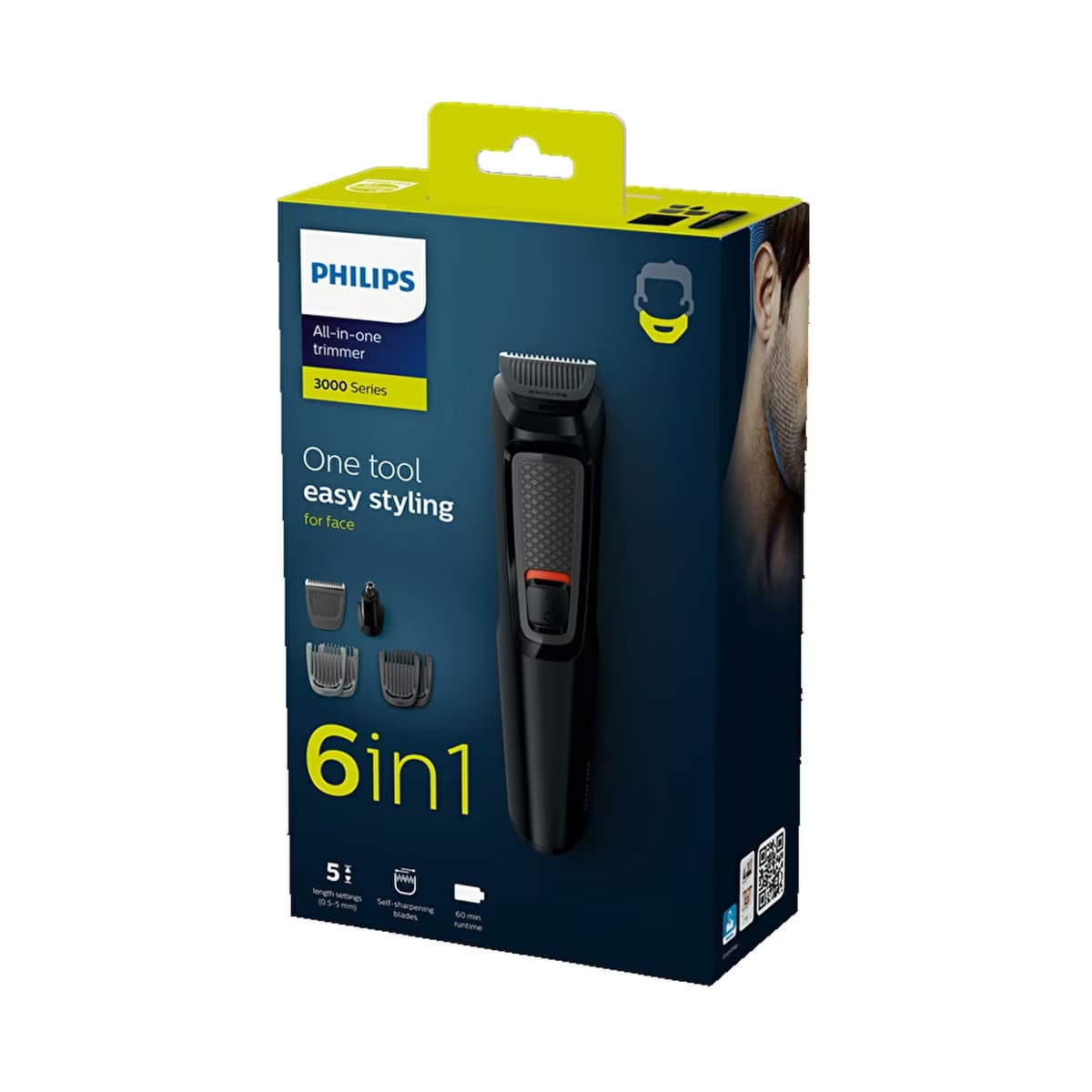 Philips Multigroom 3000 Serisi 6'sı 1 Arada Erkek Bakım Seti MG3710/15 - Gratis