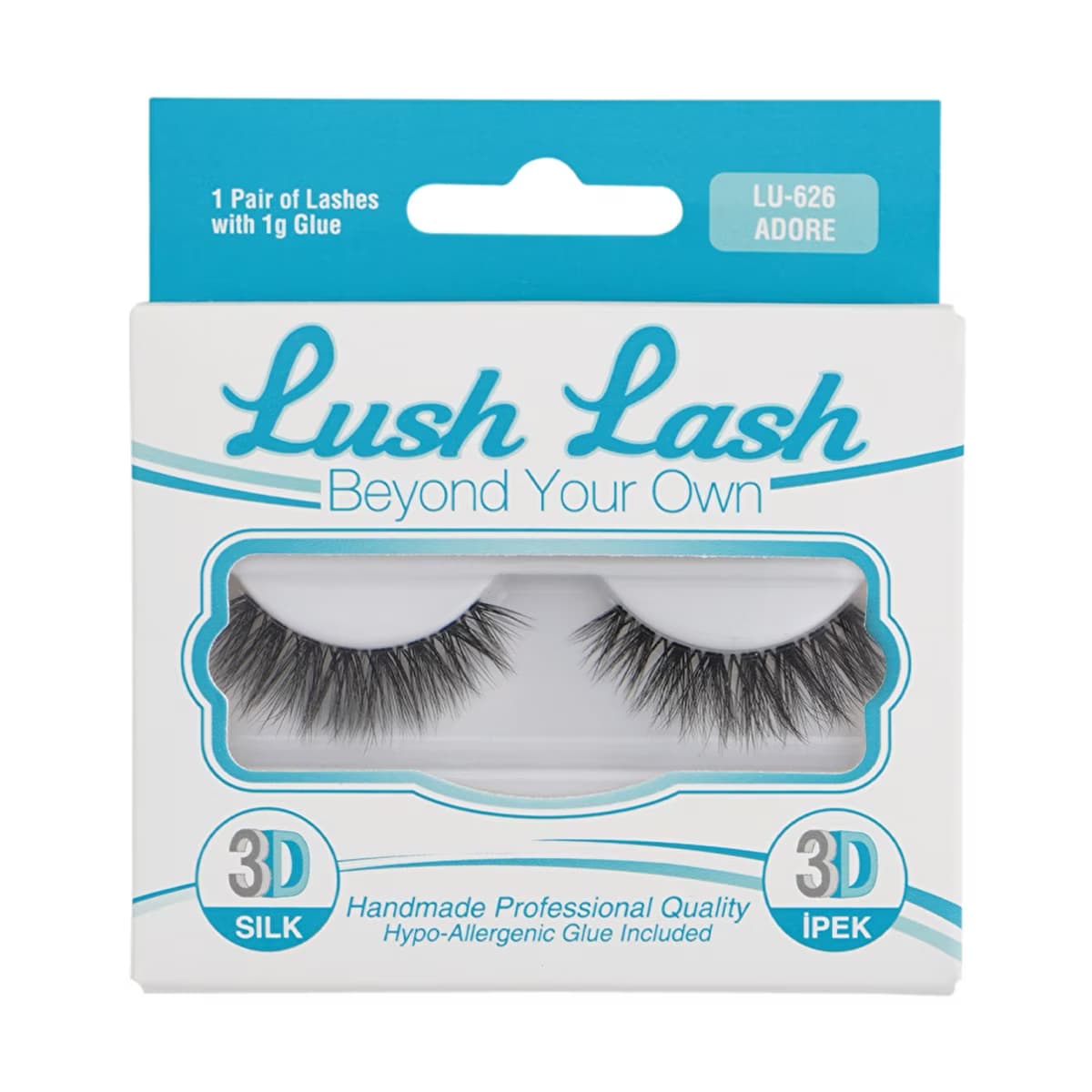 Lush Lash 3D İpek Takma Kirpik Adore LU-626 - Gratis