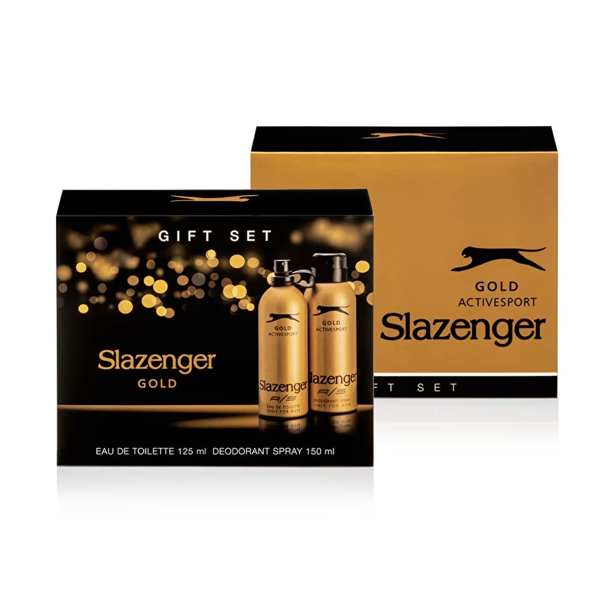 Slazenger ActiveSport Gold EDT Erkek Parfüm 125 ml + Deodorant Sprey 150 ml - Gratis