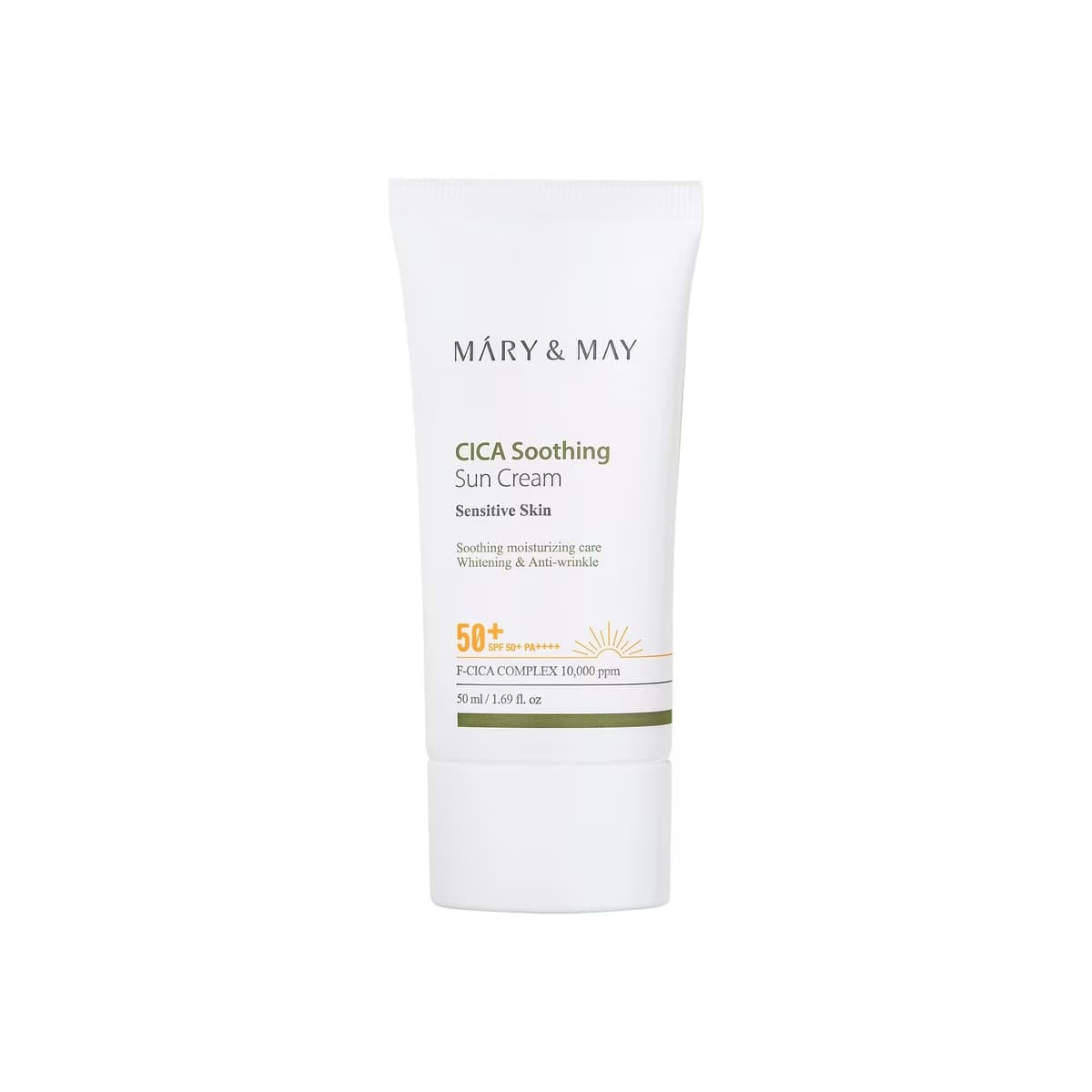 Mary&May Vegan Cica İçerikli 50+SPF PA++++ Yüz Güneş Kremi 50 ml - Gratis