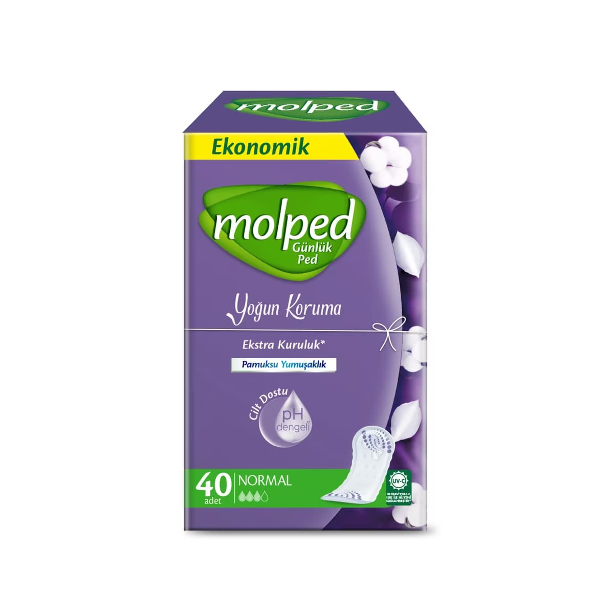 Molped Günlük Ped Normal 40'lı - Gratis