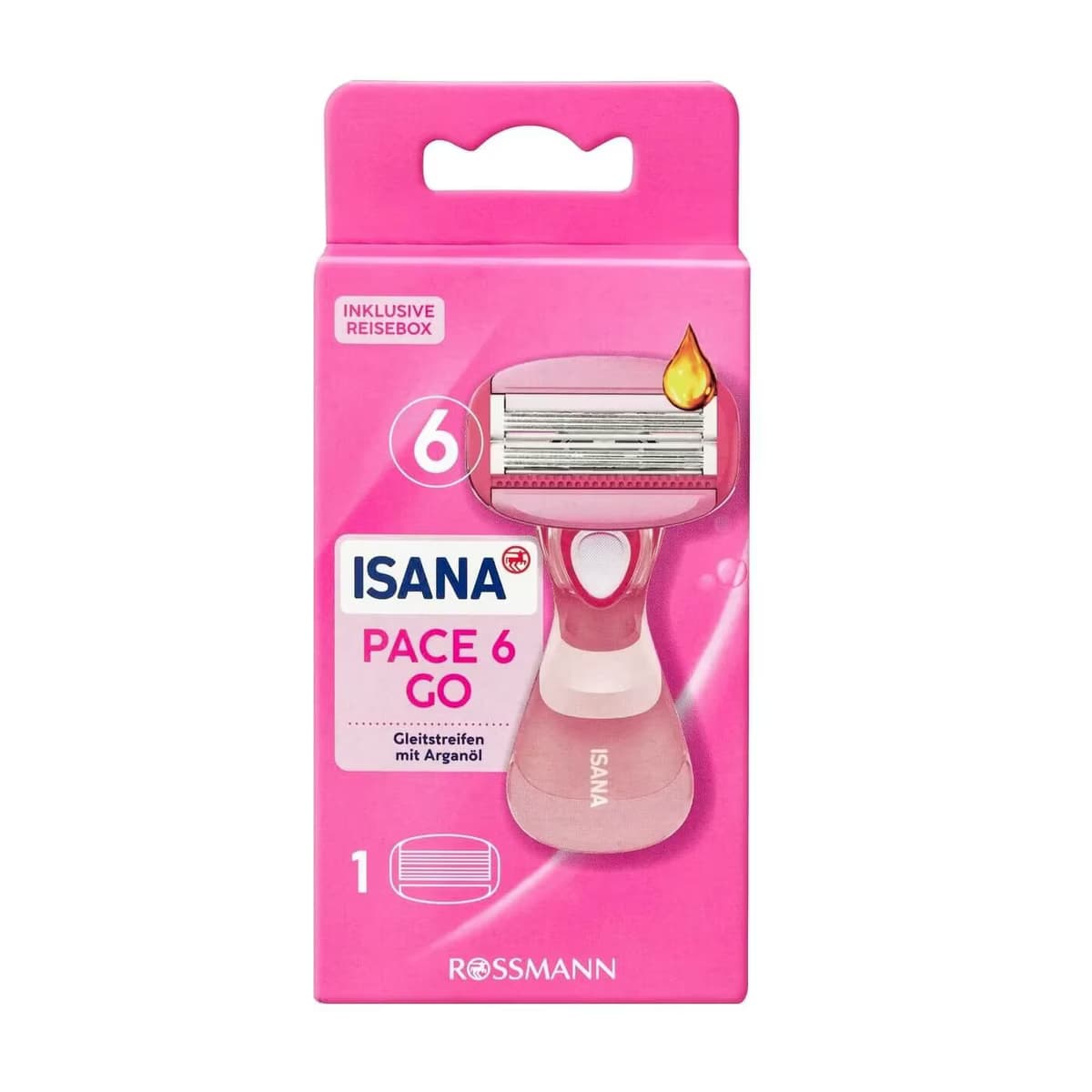 Isana Pace 6 Kadın Tıraş Bıçağı Mini 6 Bıçaklı 1 Adet