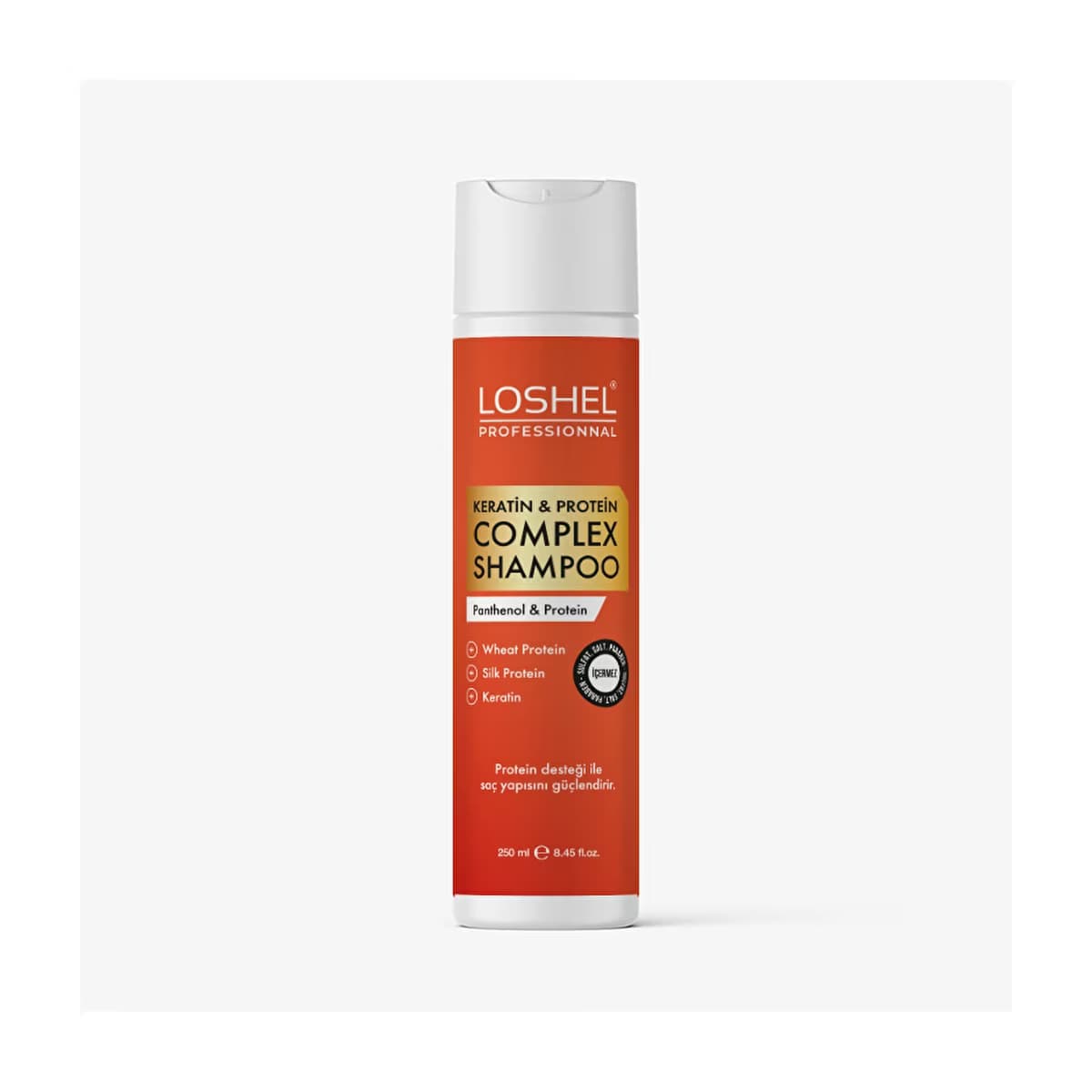 Loshel Keratin & Protein Sülfatsız Bakım Şampuanı 250 ml - Gratis