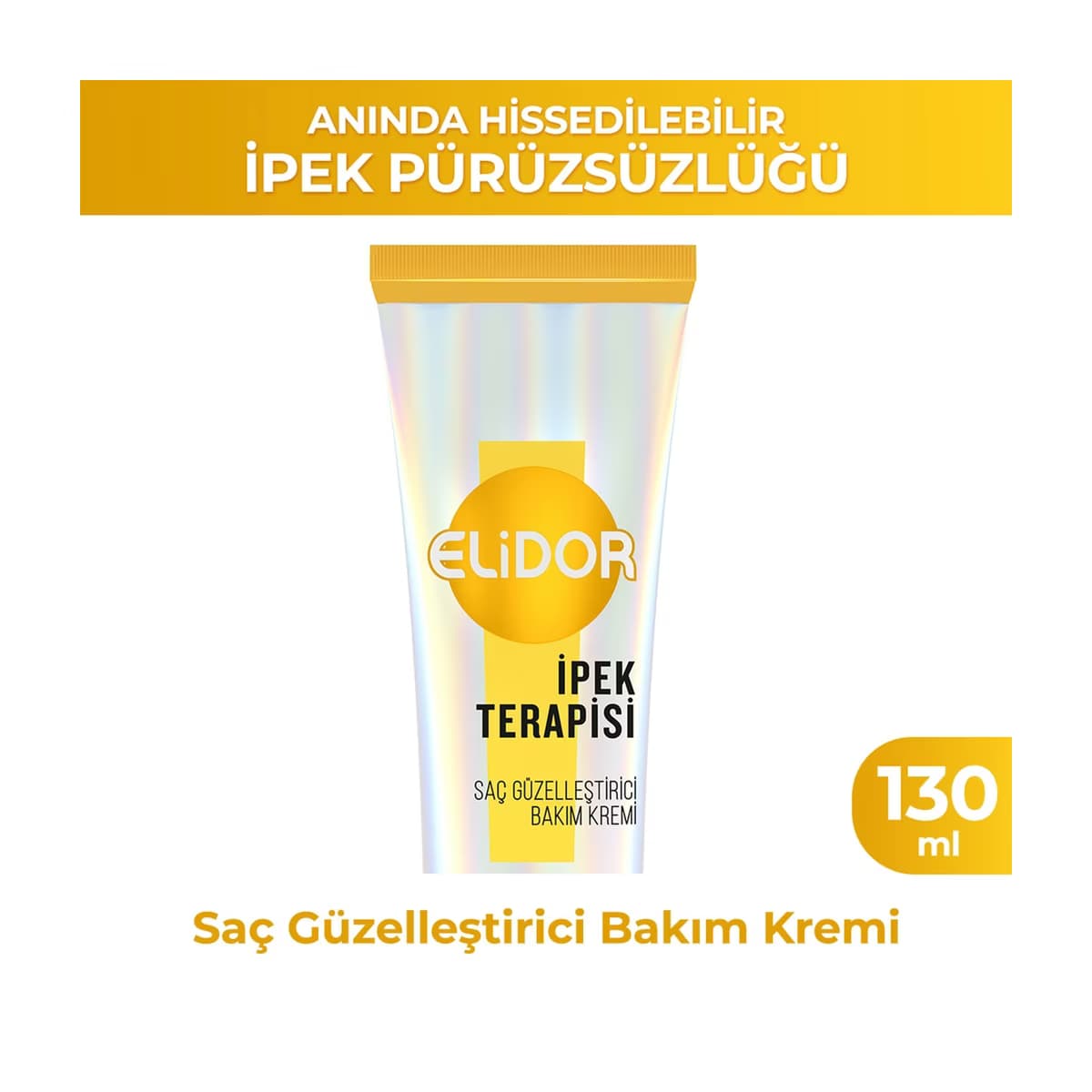 Elidor İpek Terapisi Saç Güzelleştirici Bakım Kremi 130 ml - Gratis