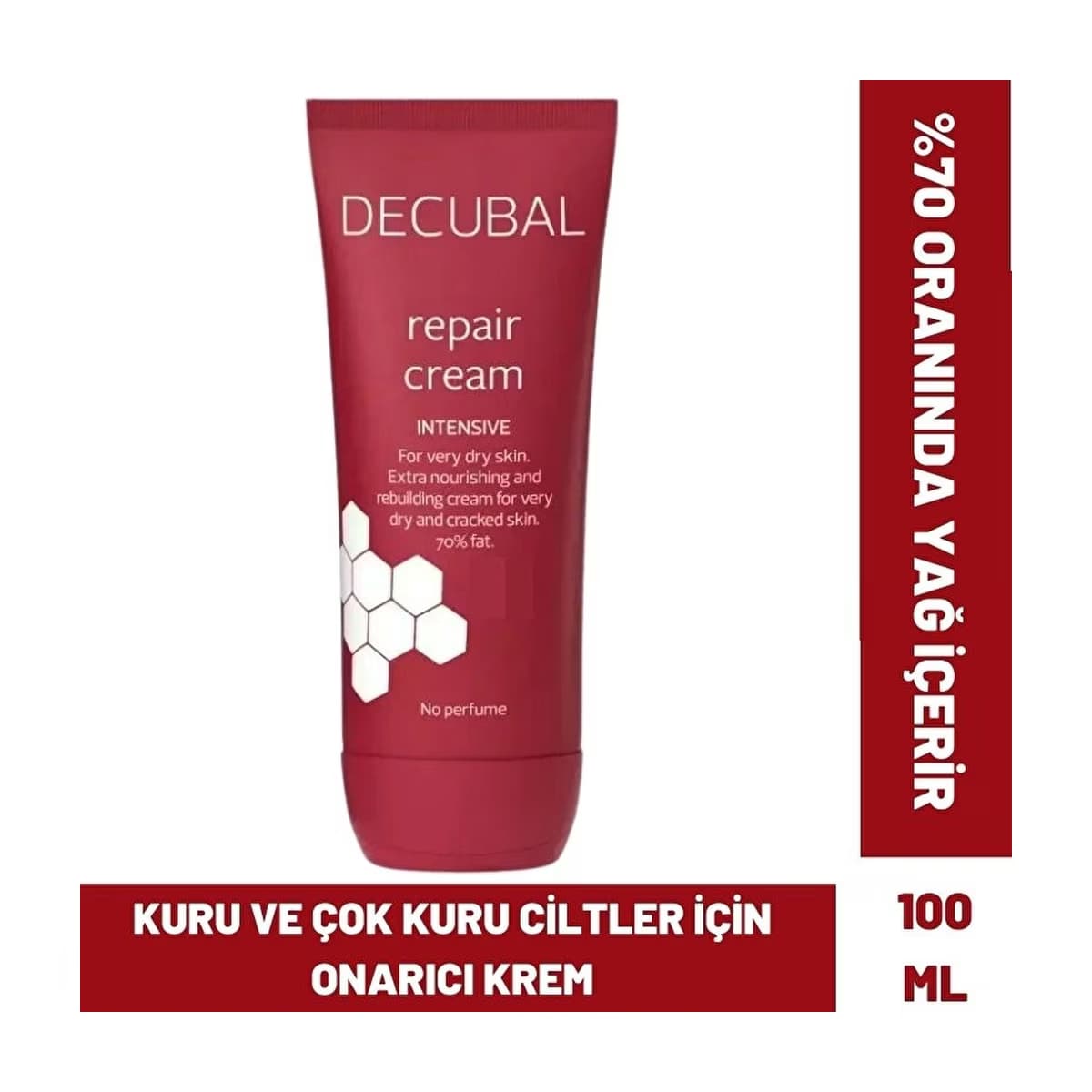 Decubal Çok Kuru ve Hasarlı Ciltler İçin Ekstra Besleyici Onarıcı Krem 100 ml - Gratis