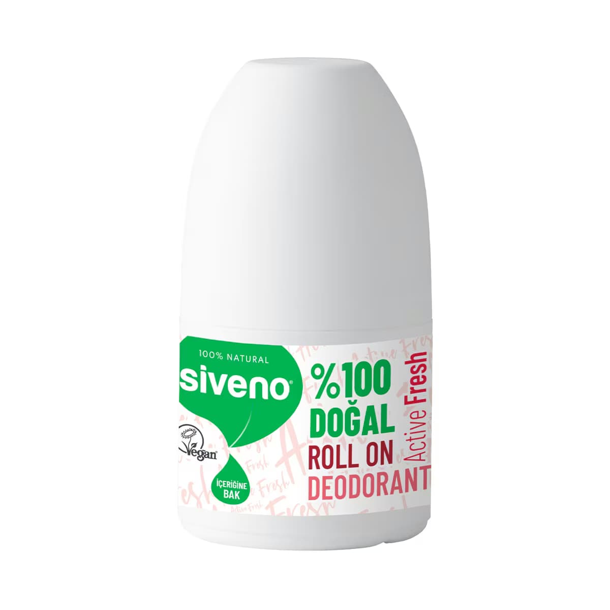 Siveno %100 Doğal Roll On Active Fresh 40 ml