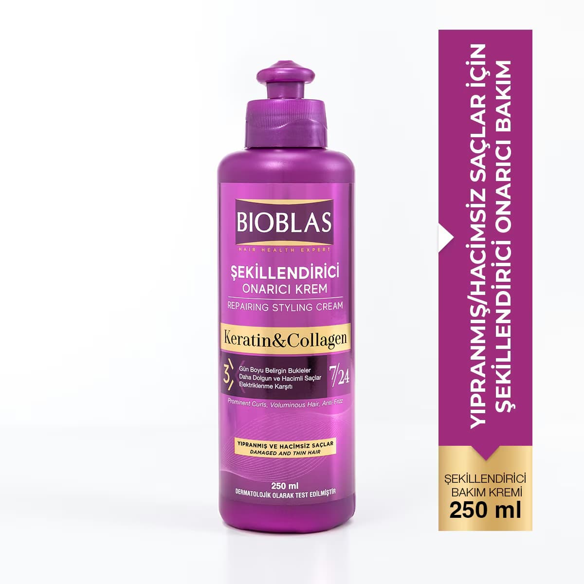 Bioblas Şekillendirici Krem Kolajen ve Keratin 250 ml
